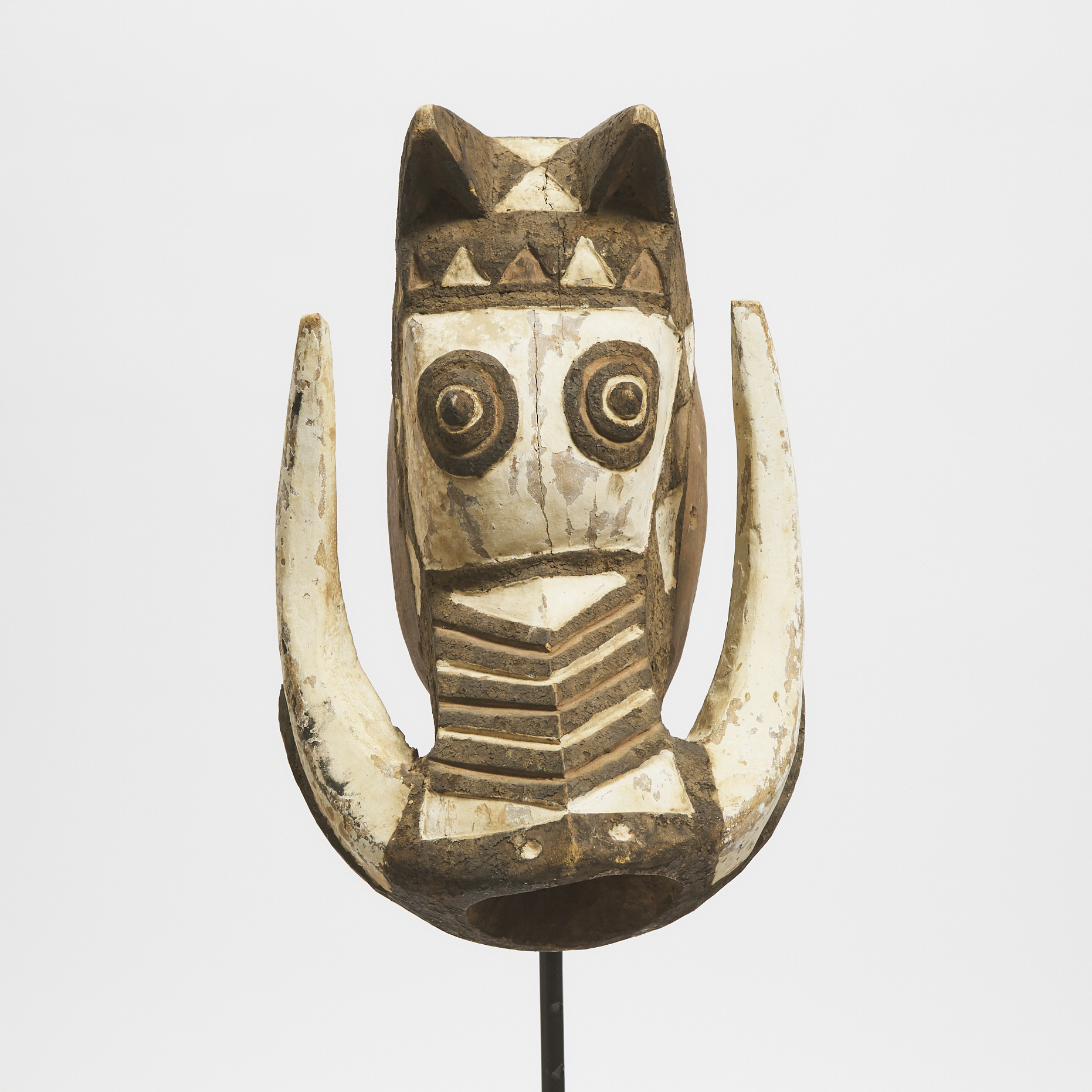Bobo Bwa Warthog Mask, Burkina Faso, West Africa, late 20th century