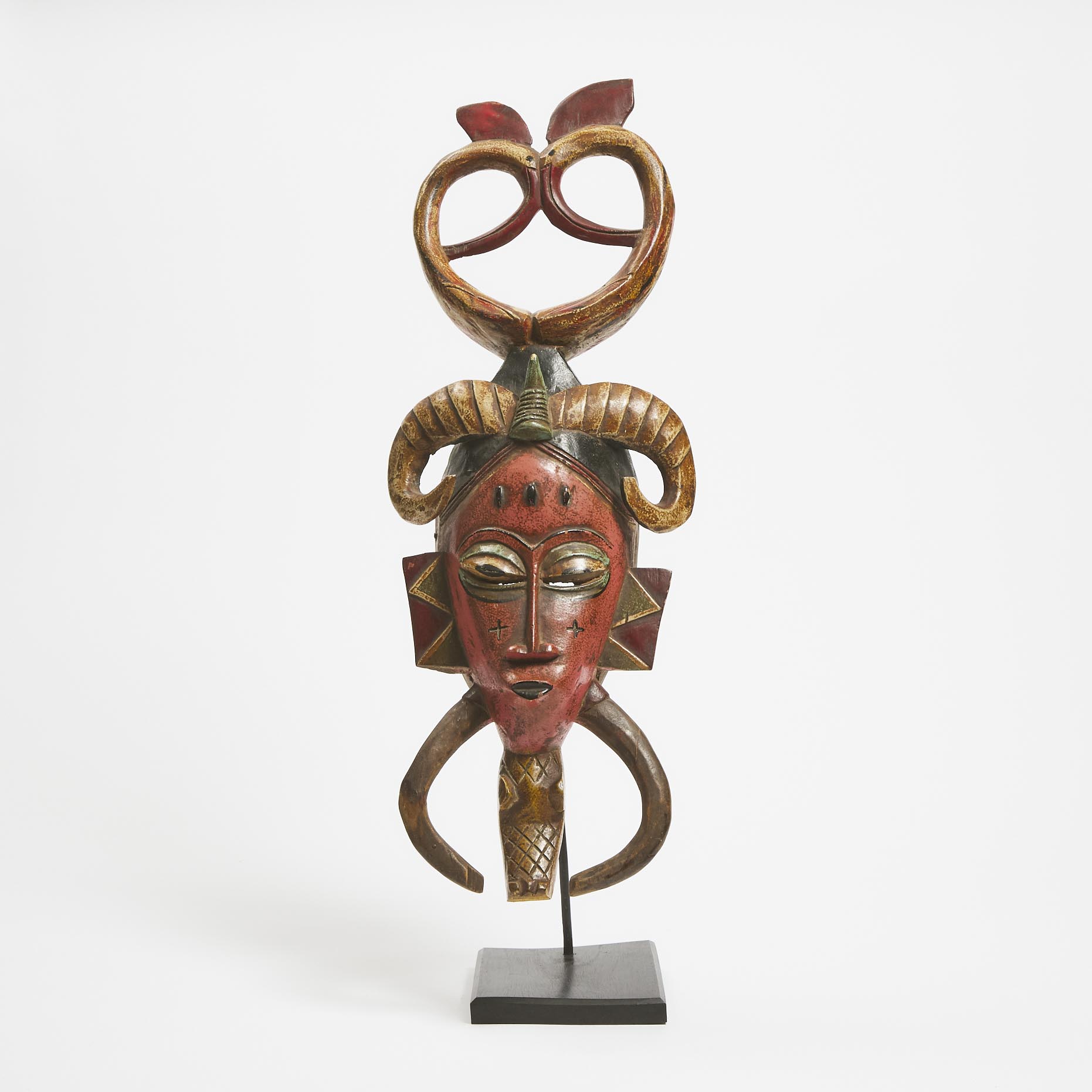 Modern Guro Mask, Ivory Coast, West Africa 