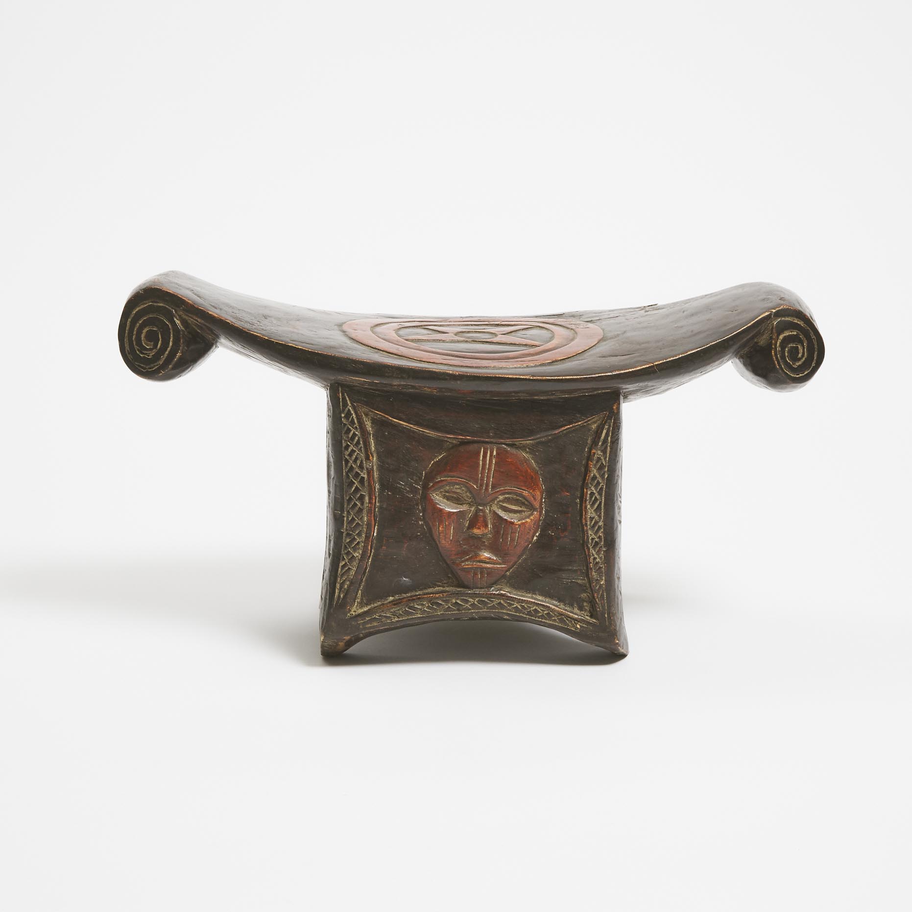 African Stool, possibly Lega, Democratic Republic of Congo, Central Africa, mid to late 20th century
