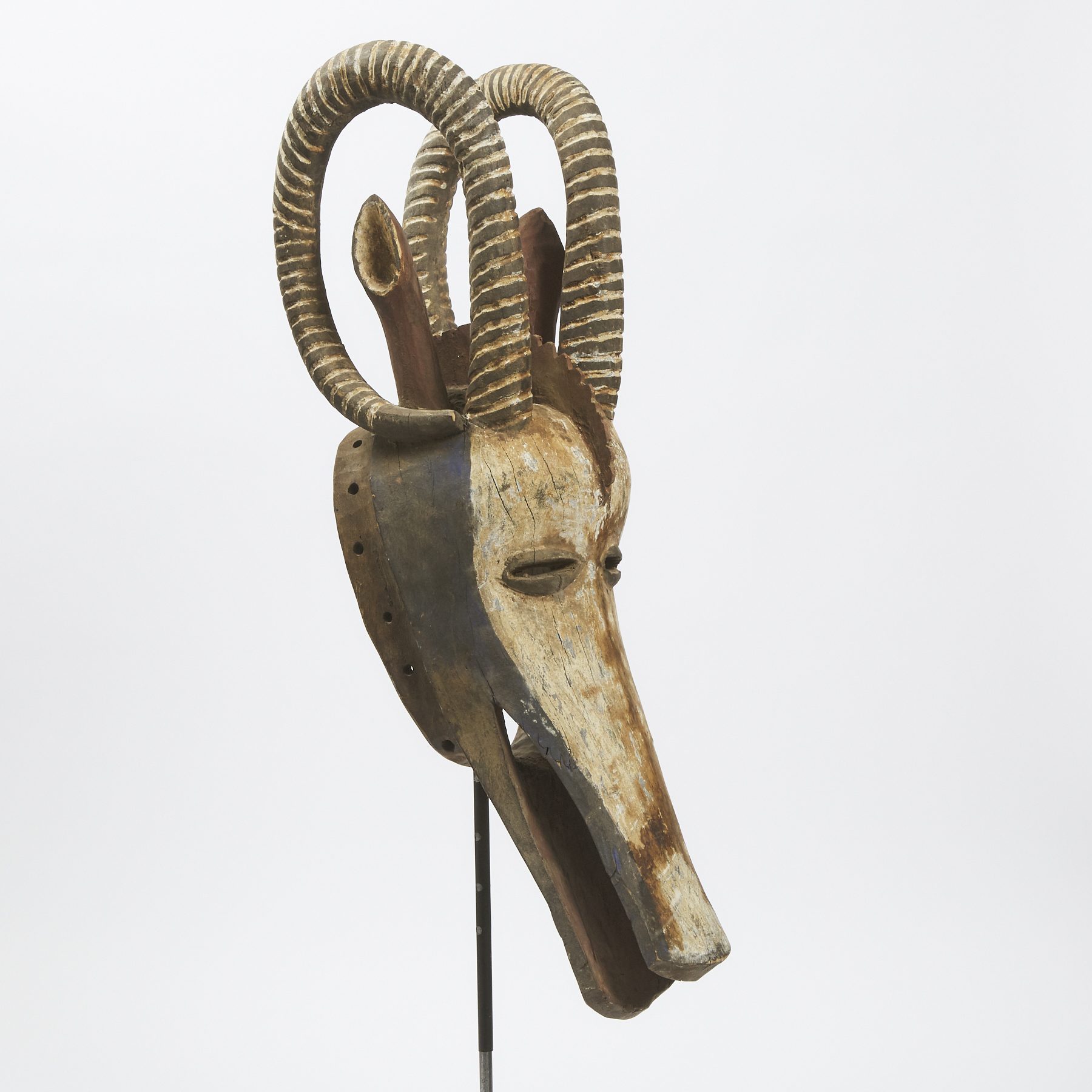 Large Gurunisi Antelope Mask, Burkina Faso, West Africa, late 20th century