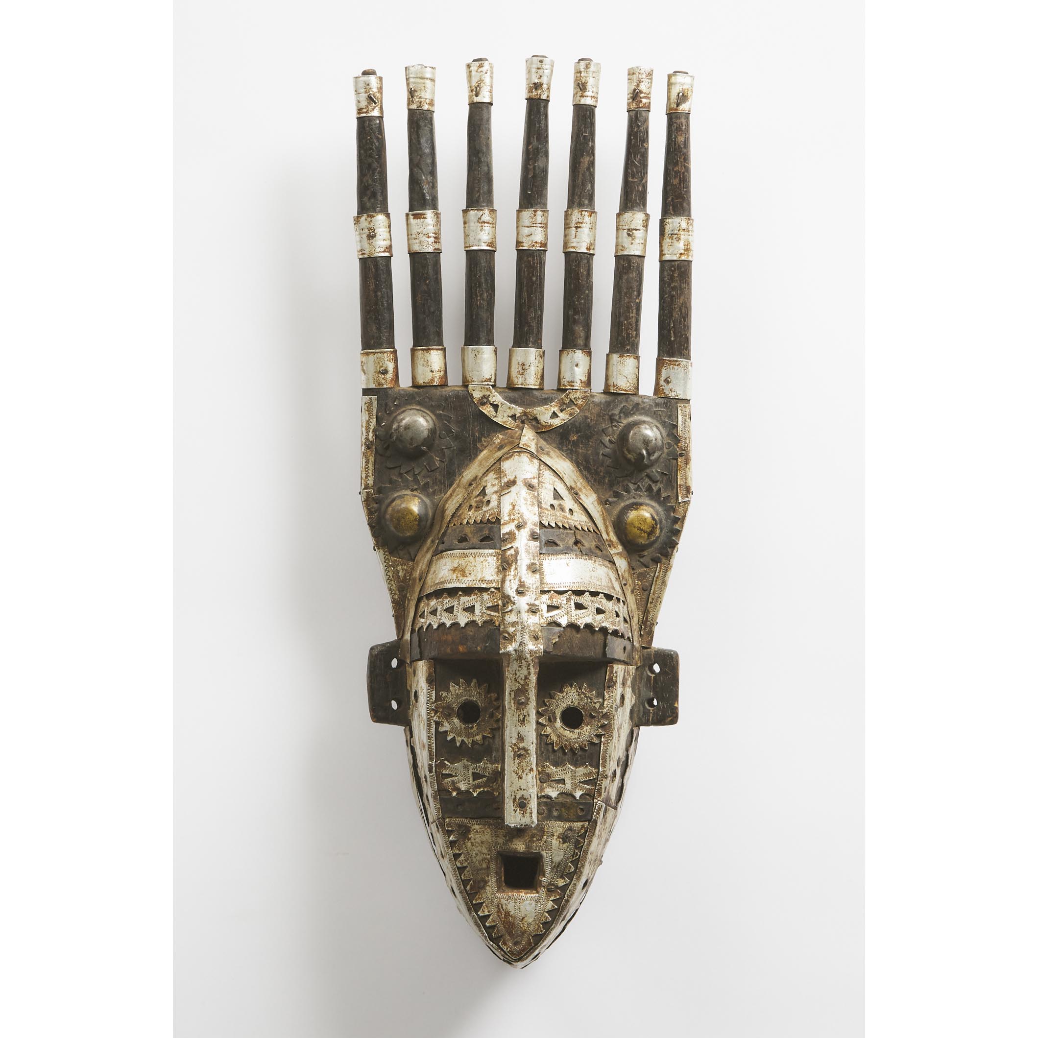 Bamana Ntomo Mask, Mali, West Africa, 20th century