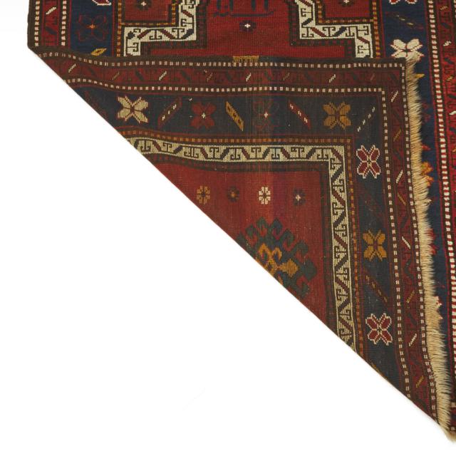 Kazak Prayer Rug, Caucasian, dated 1903