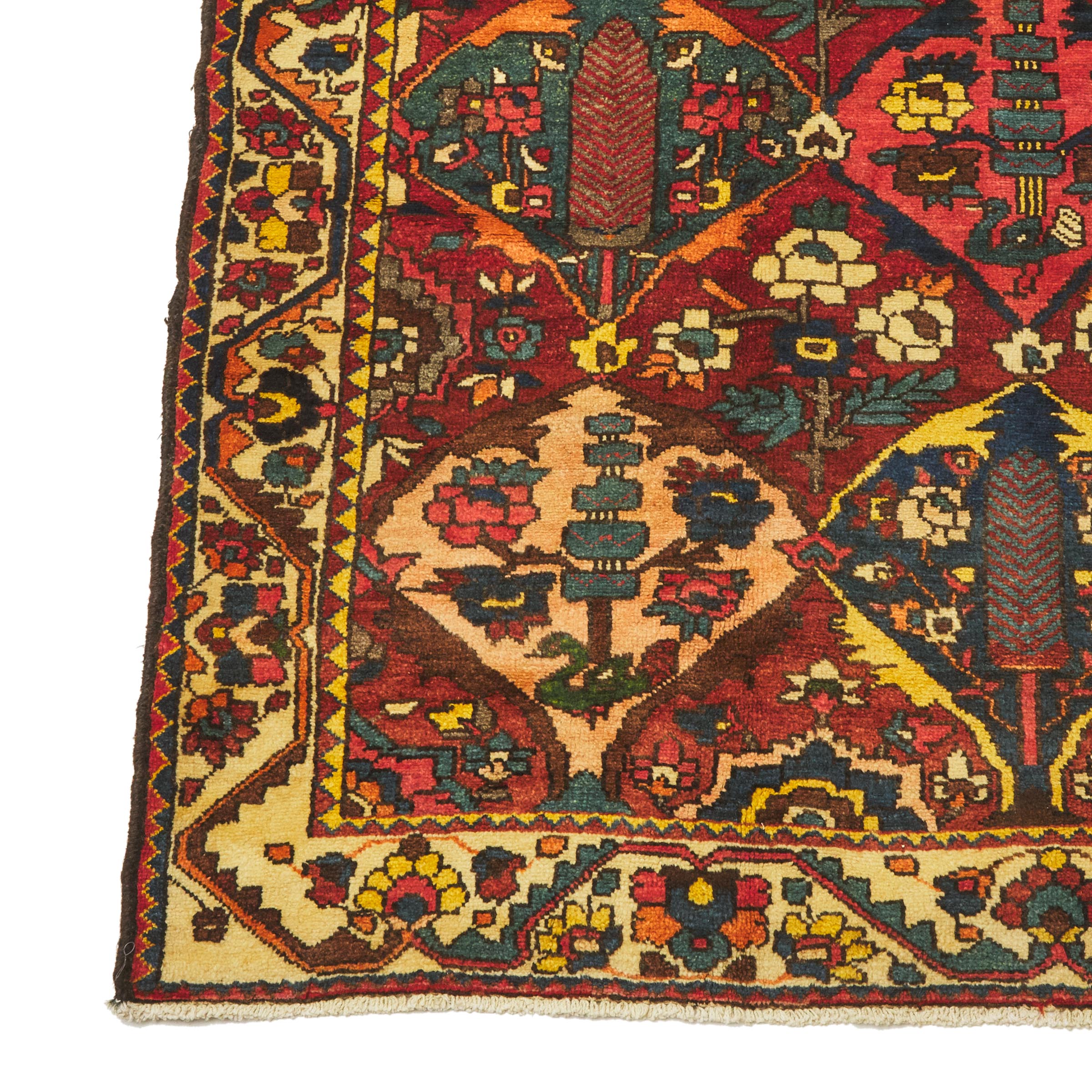 Bakhtiari Carpet, Persian, c.1940/50