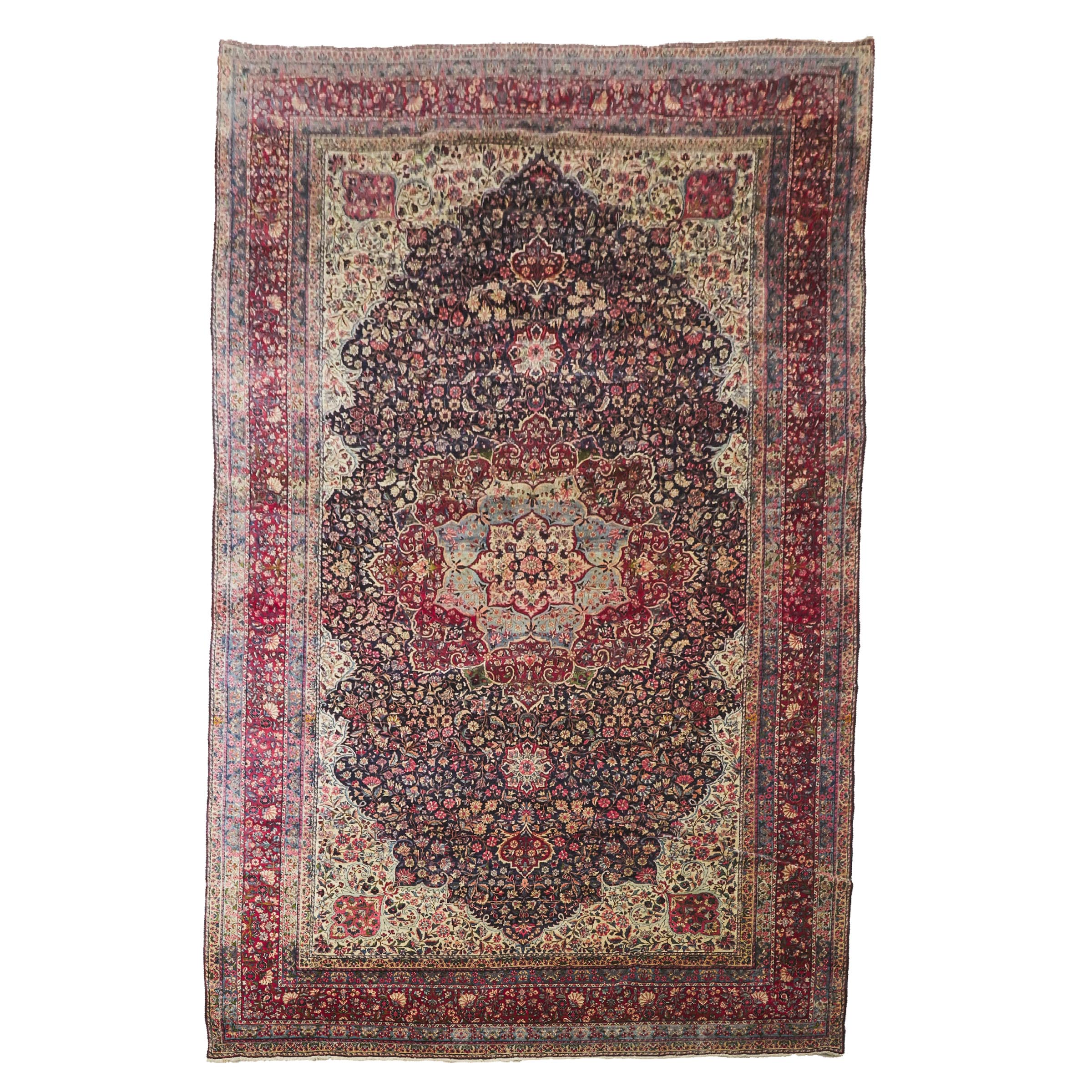 Lavar Kerman Carpet, Persian, c.1890/1900
