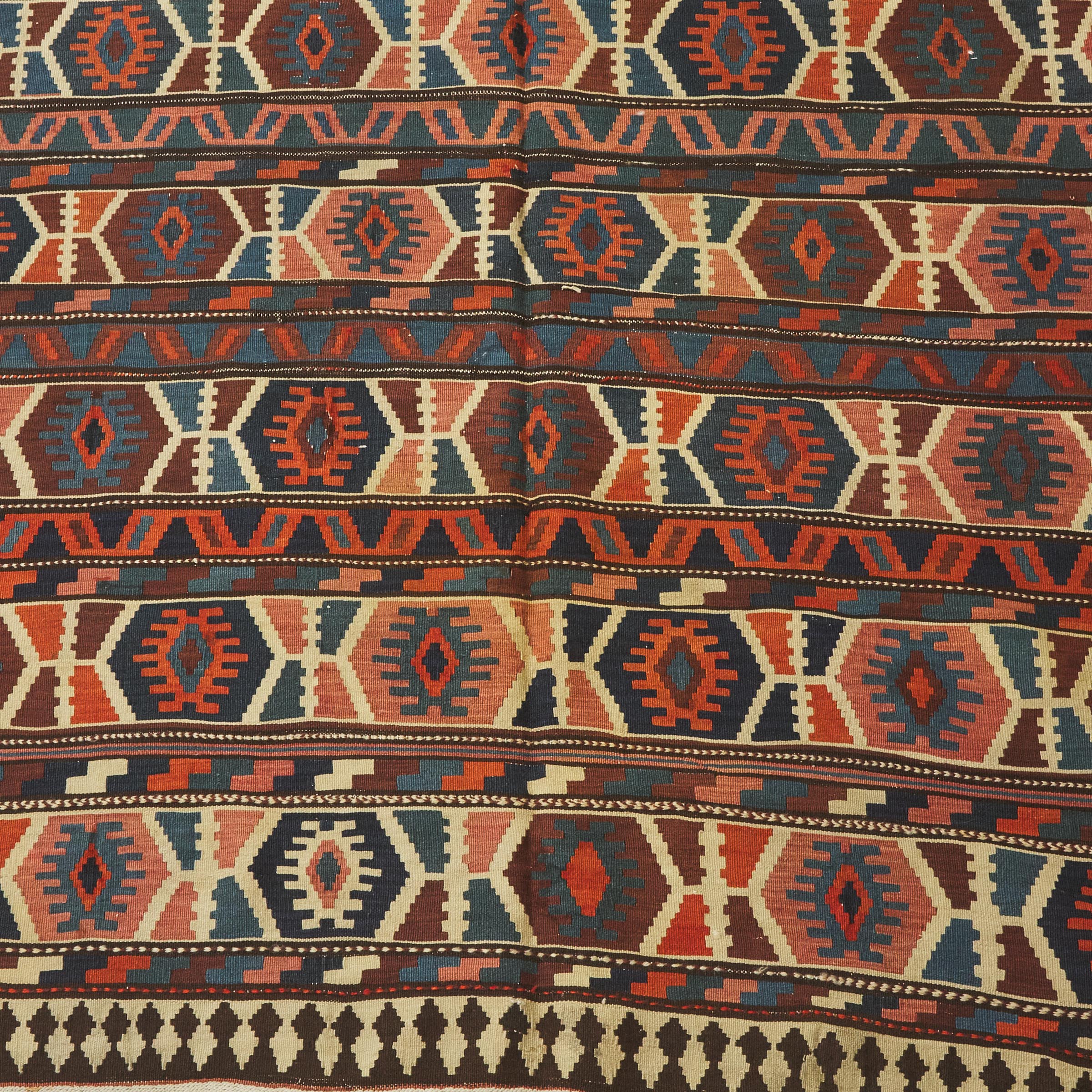 Azeri Kelim Carpet, Azerbaijan, c.1900/10