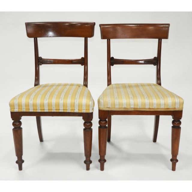 Seat of 14 William IV Mahogany Dining Chairs, c.1830
