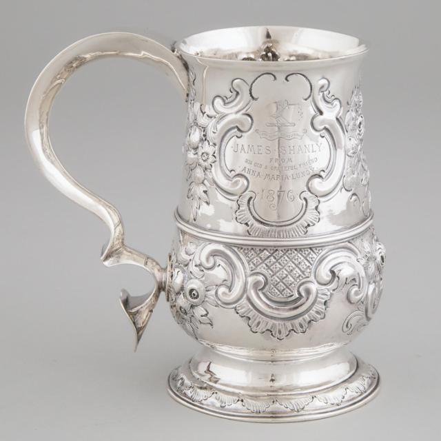 George III Silver Large Mug, William Stephenson, London, 1791