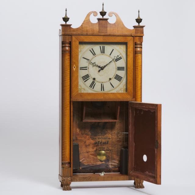 Seth Thomas 'Pillar and Scroll' Eight-Day Shelf Clock, Plymouth, Ct. c.1840
