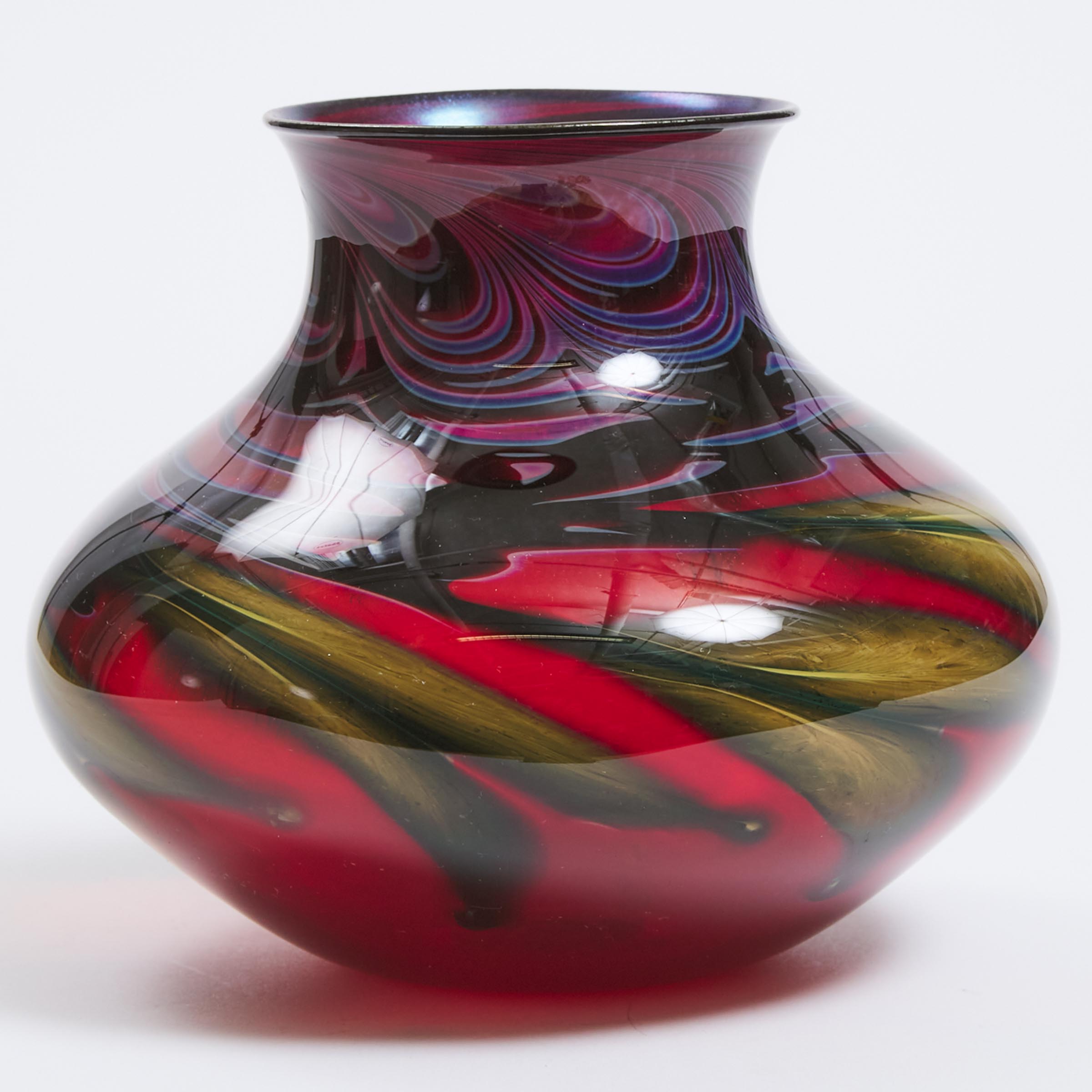 Charles Lotton (American, 1935-2021), Glass Vase, 1984
