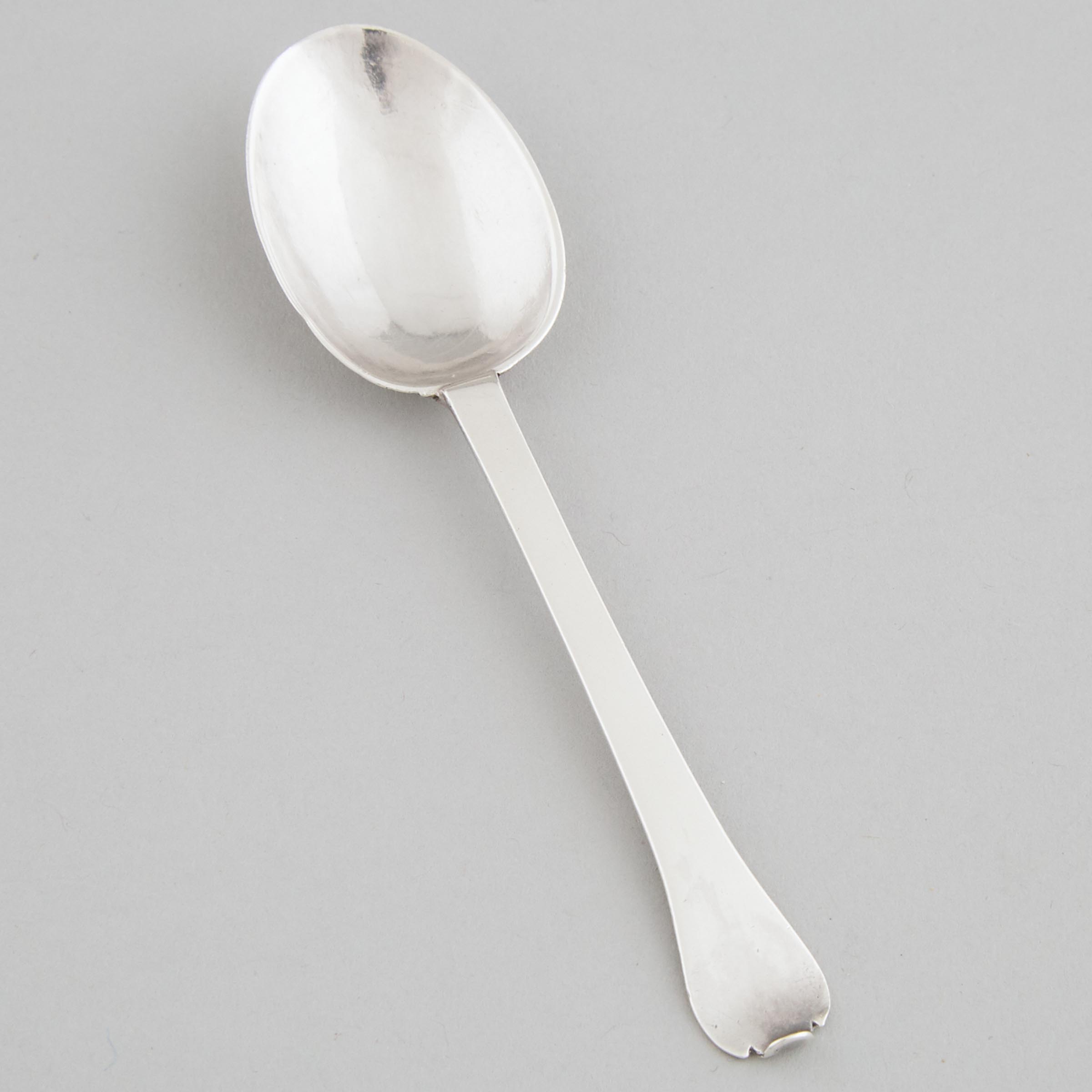 Charles II Silver Small Trefid Spoon, probably John King, London, c.1680