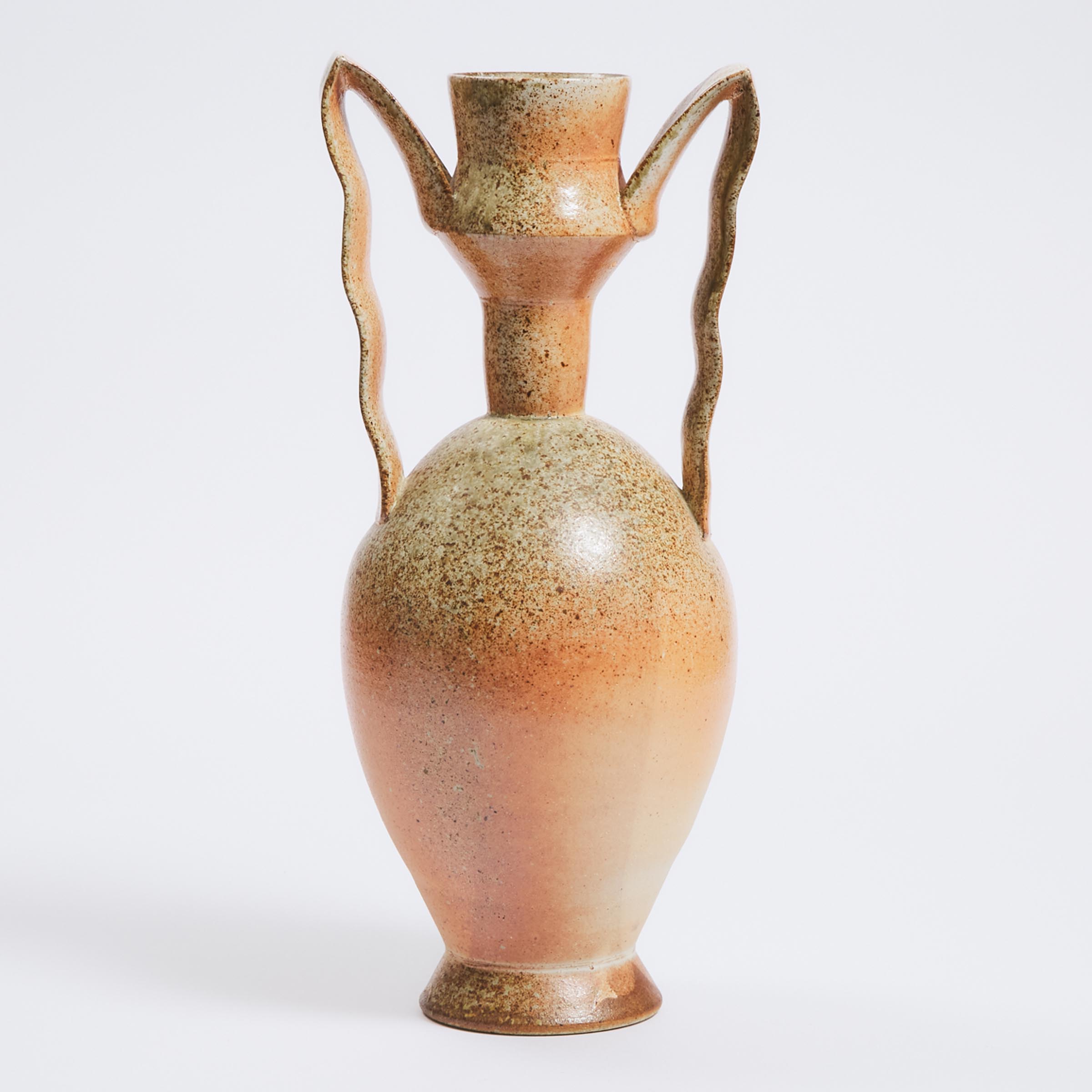 Bruce Cochrane (Canadian, b.1953), Large Two-Handled Stoneware Vase, early 21st century