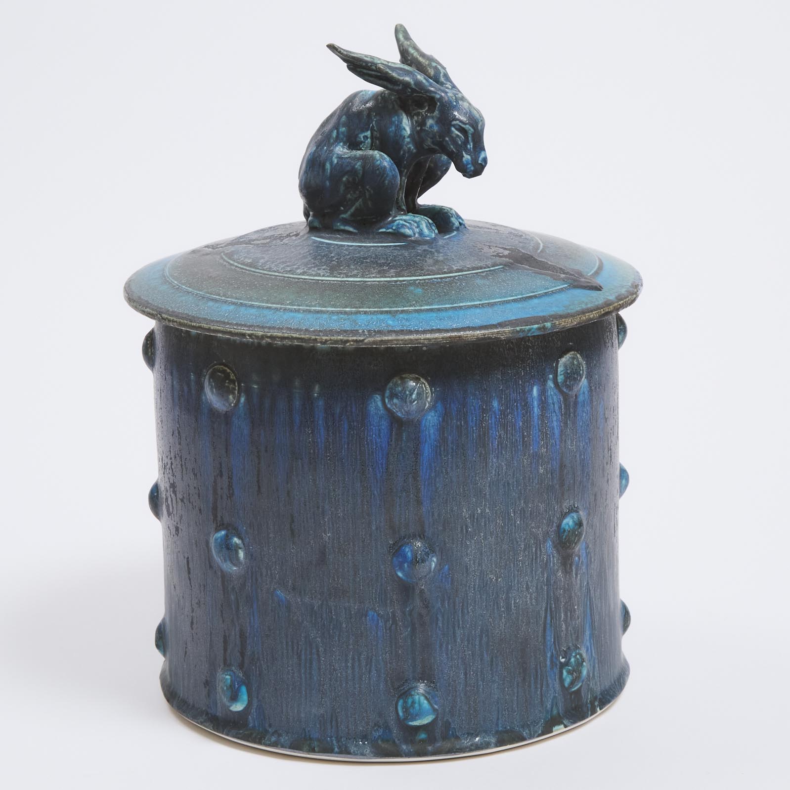 Christian Kuharik (American, b.1975), Large Covered Rabbit Jar, early 21st century
