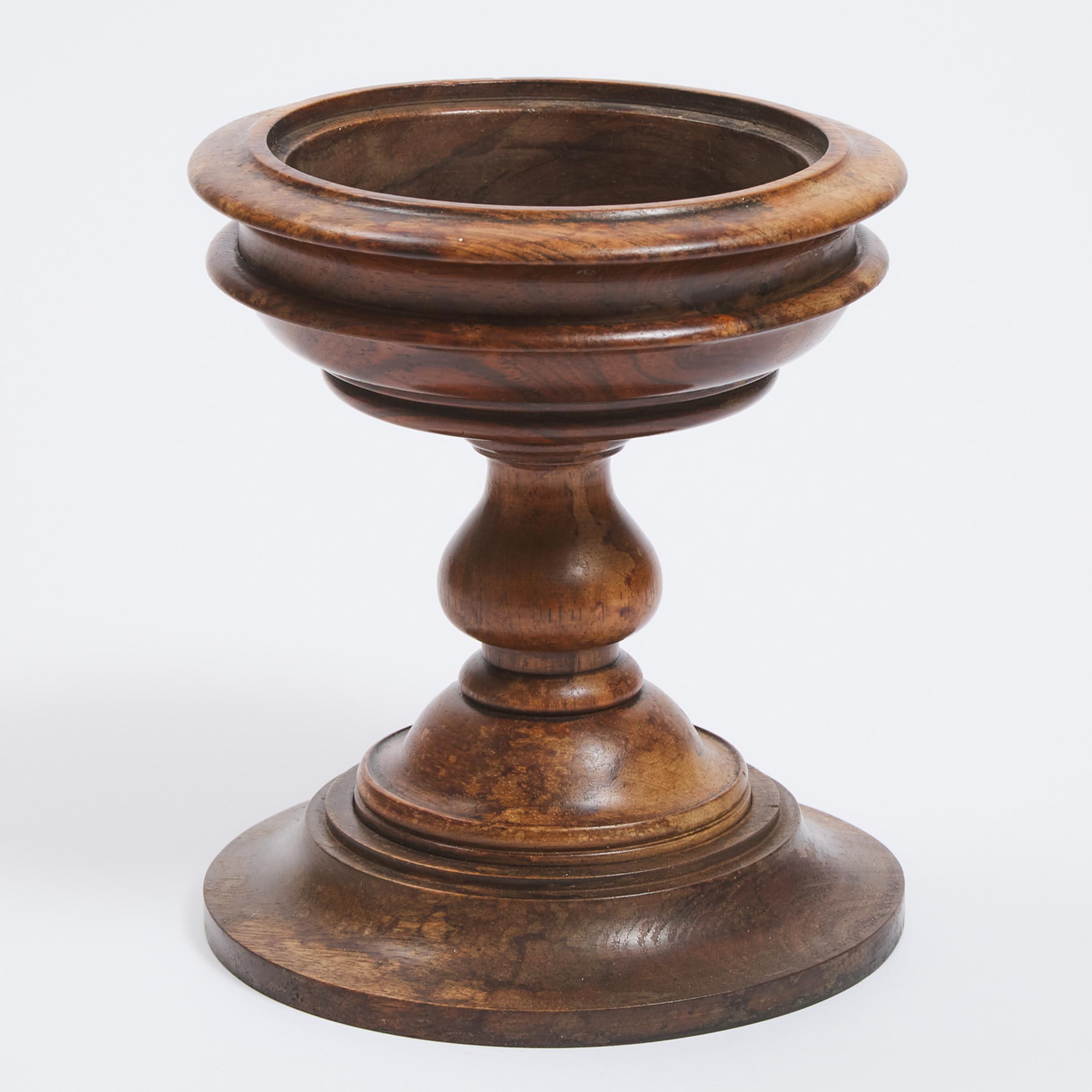 Victorian Turned Rosewood Centre Piece Base, 19th century