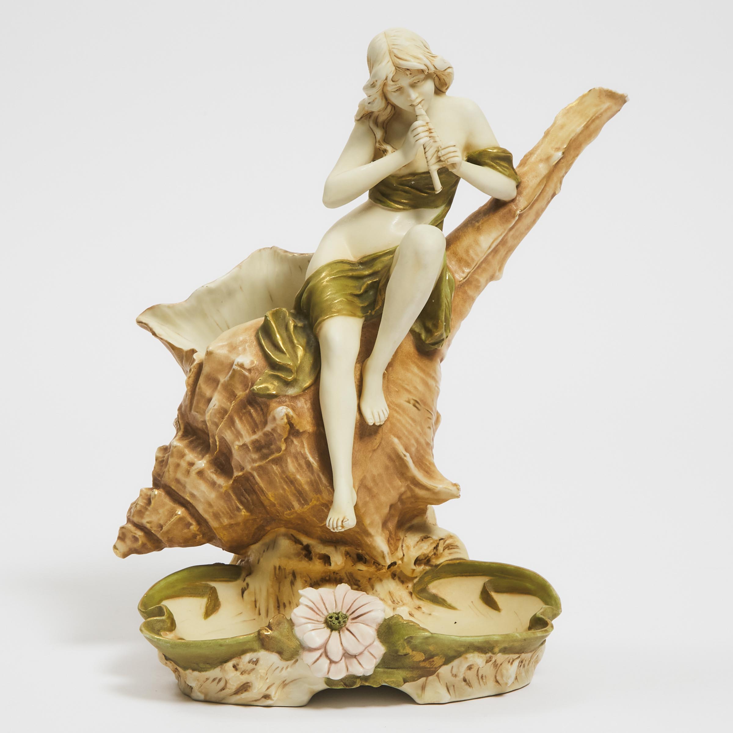 Royal Dux Figural Vide-Poche, early 20th century