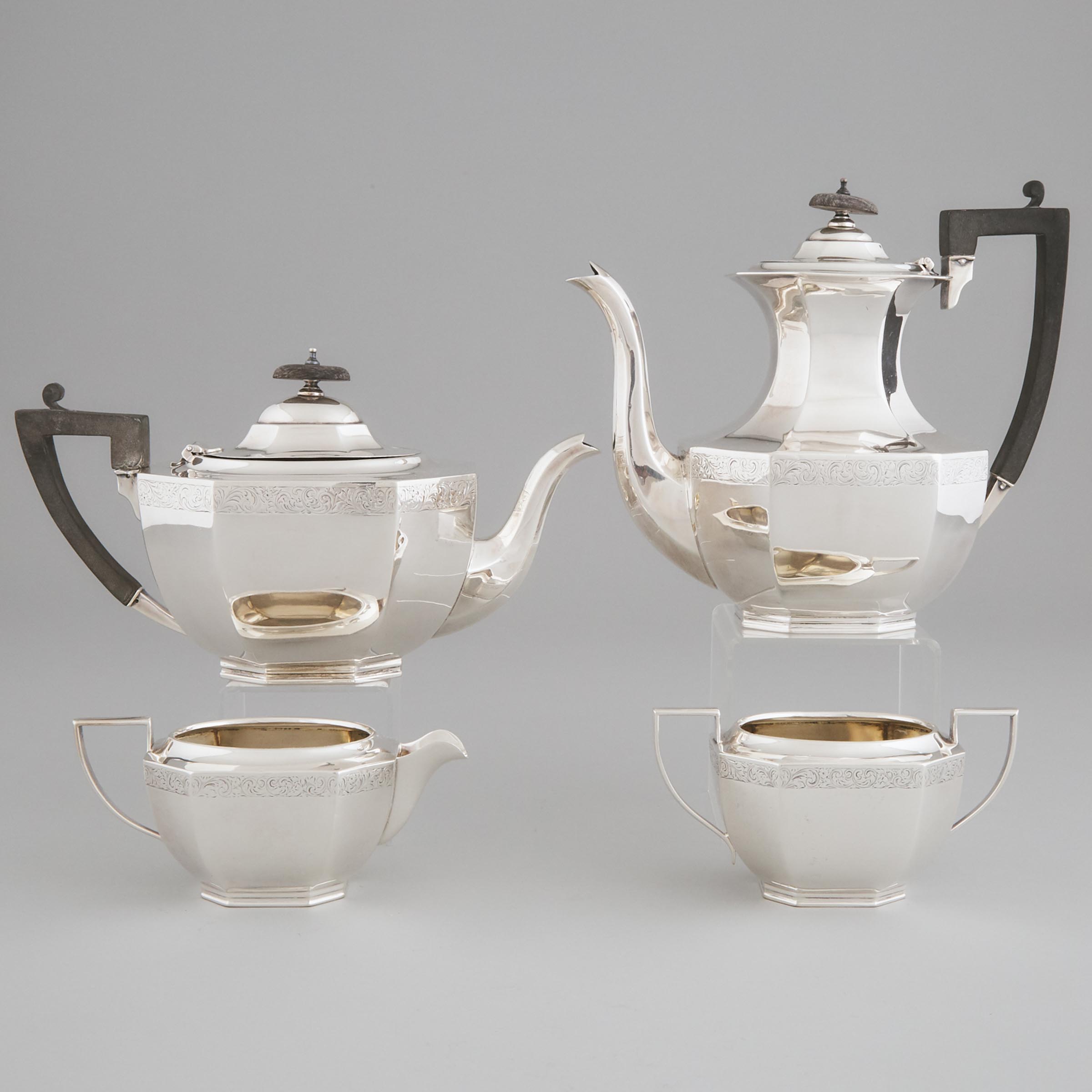Canadian Silver Tea & Coffee Service, Henry Birks & Sons, Montreal, Que., 1904-24