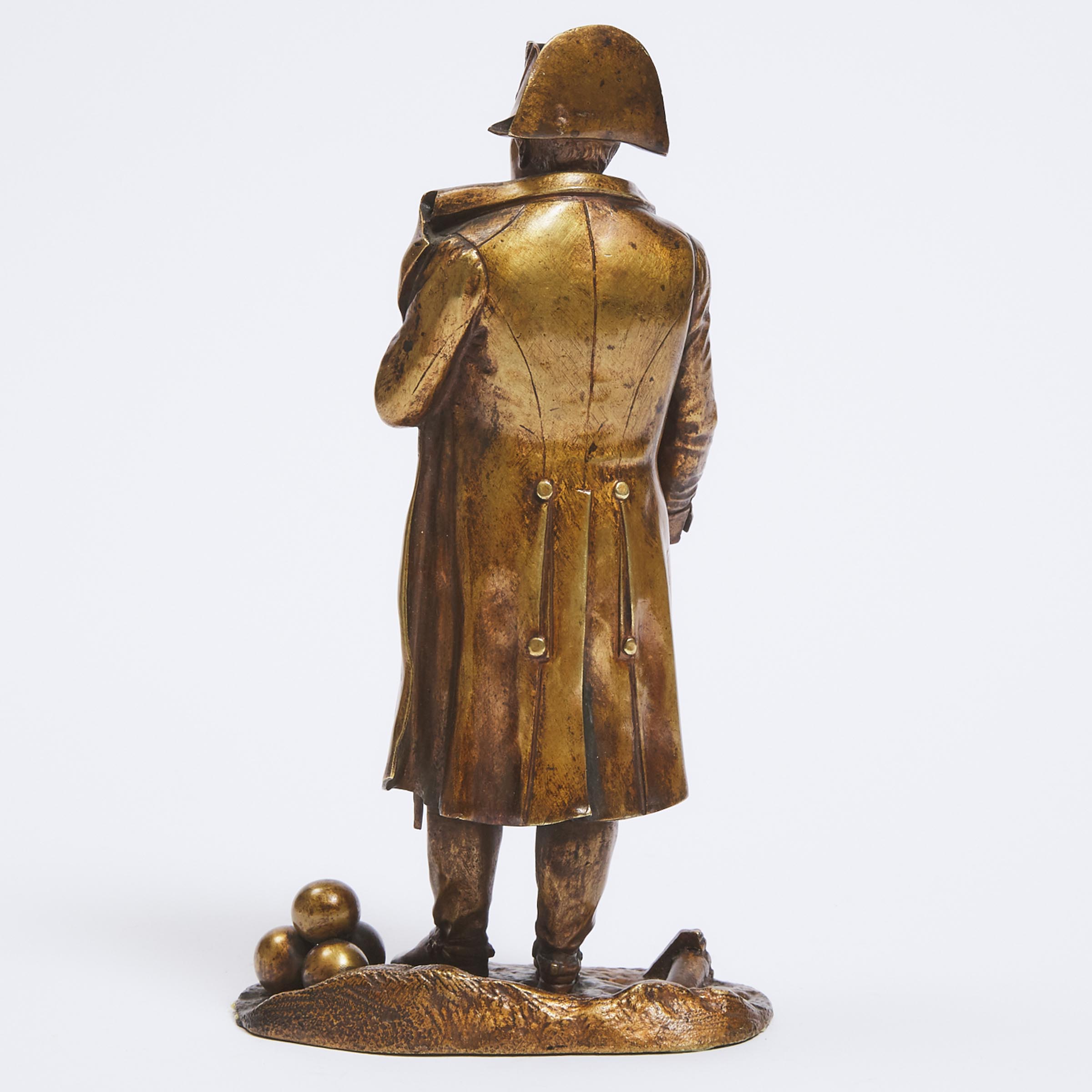 Patinated Bronze Figure of Napoleon I after the work by Charles Marie Émile Seurre, (French, 1798-1858) 