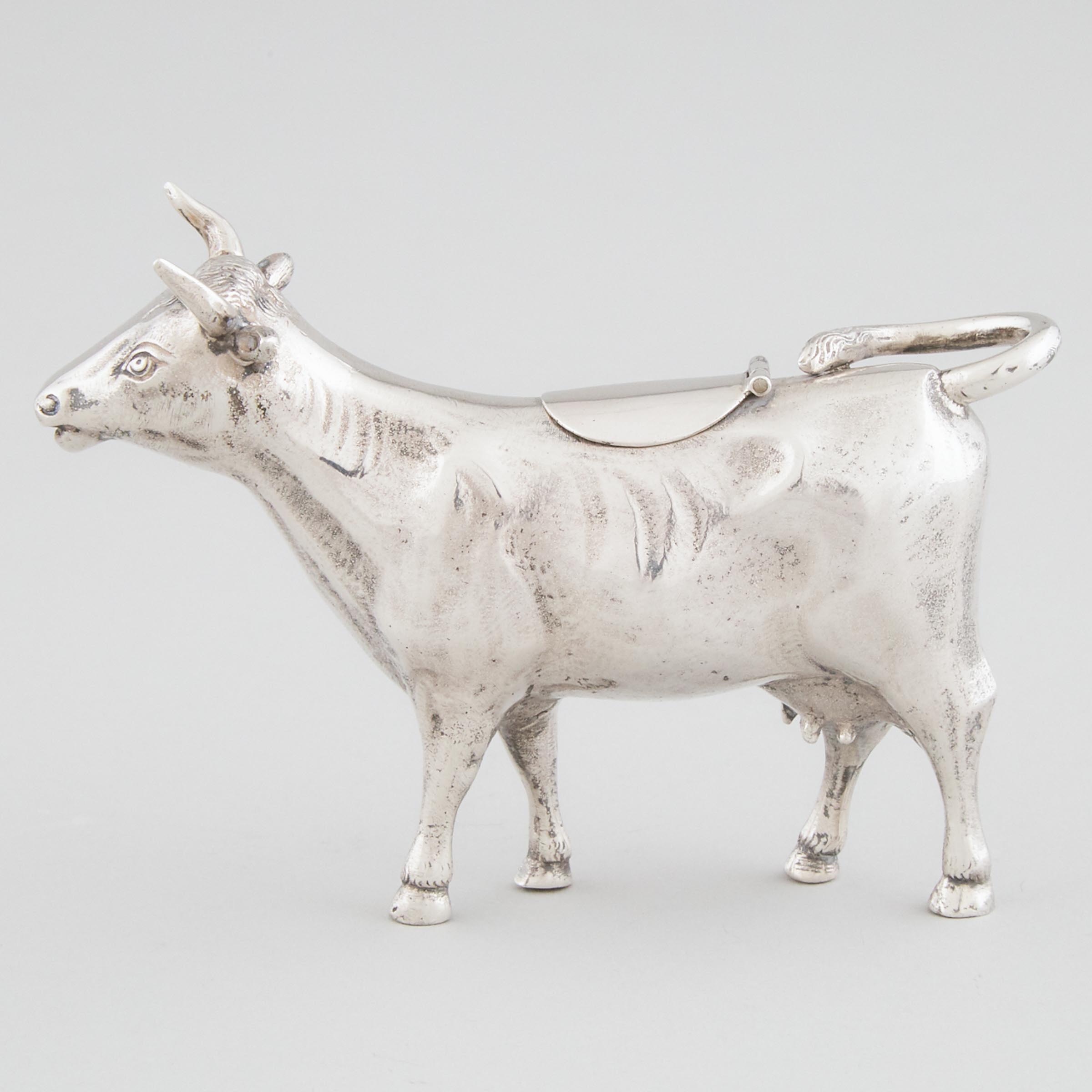 Dutch Silver Cow Creamer, Zaanlandse Zilversmederijen, Amsterdam, 1934