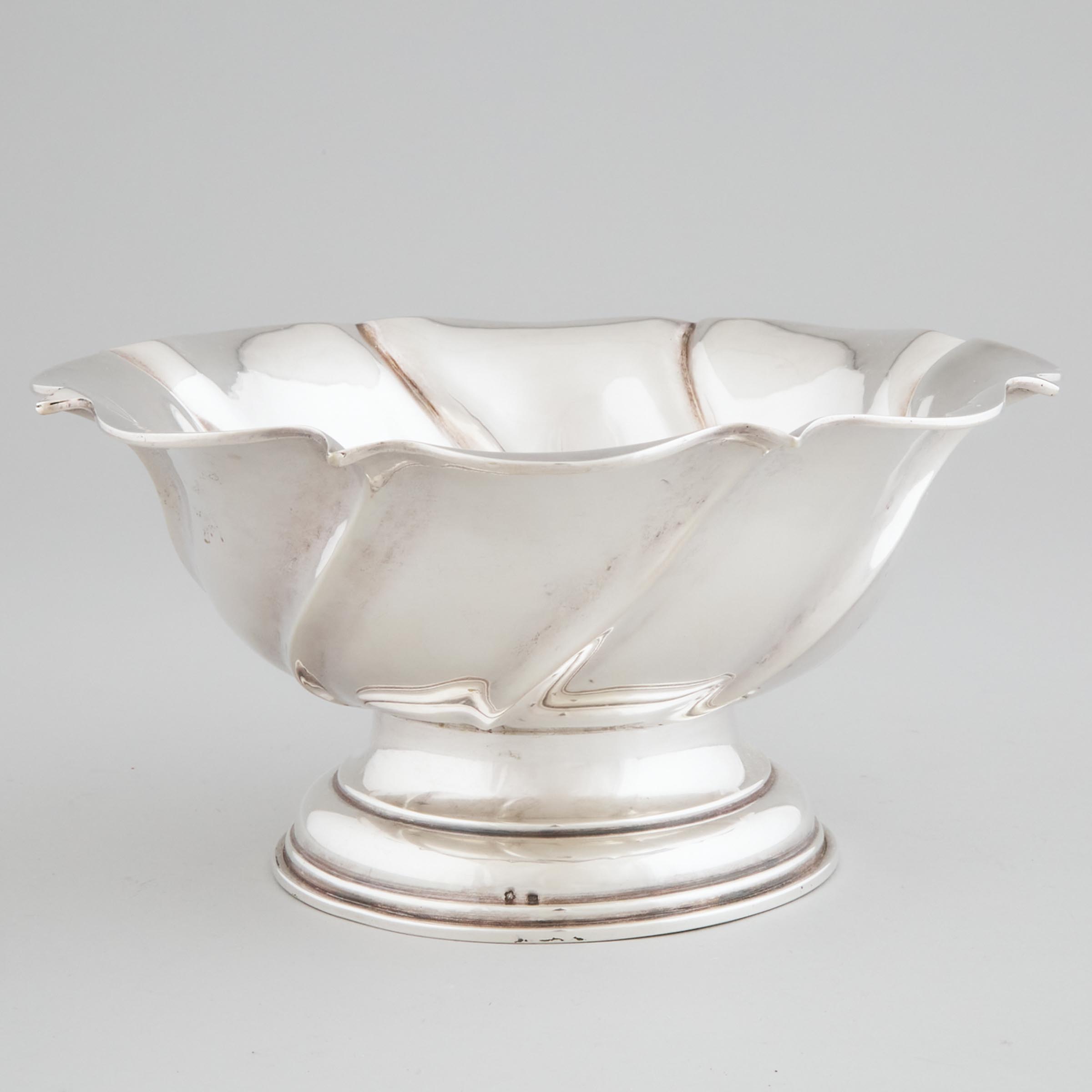 Austro-Hungarian Silver Footed Bowl, Prague, 20th century