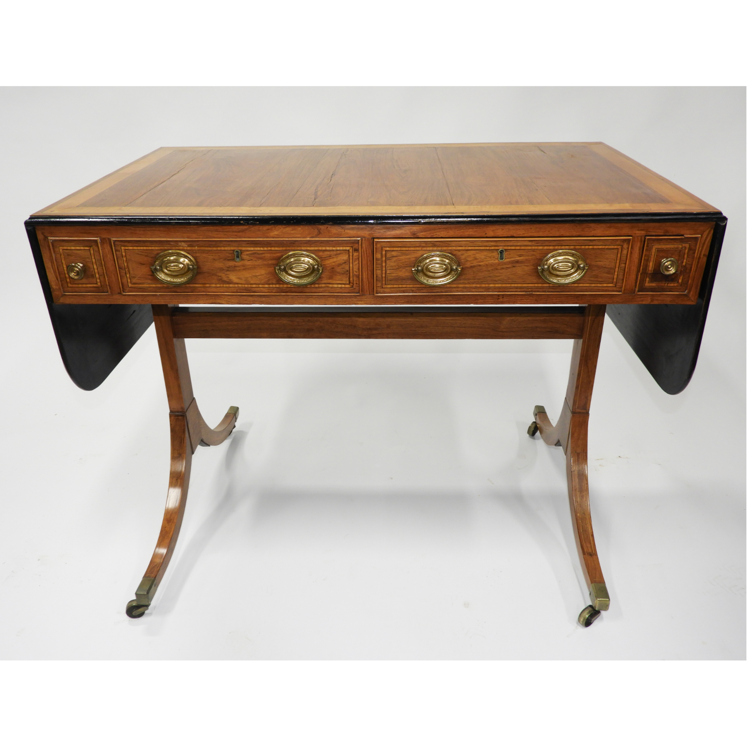 Regency Rosewood Crossbanded Sofa Table, early 19th century