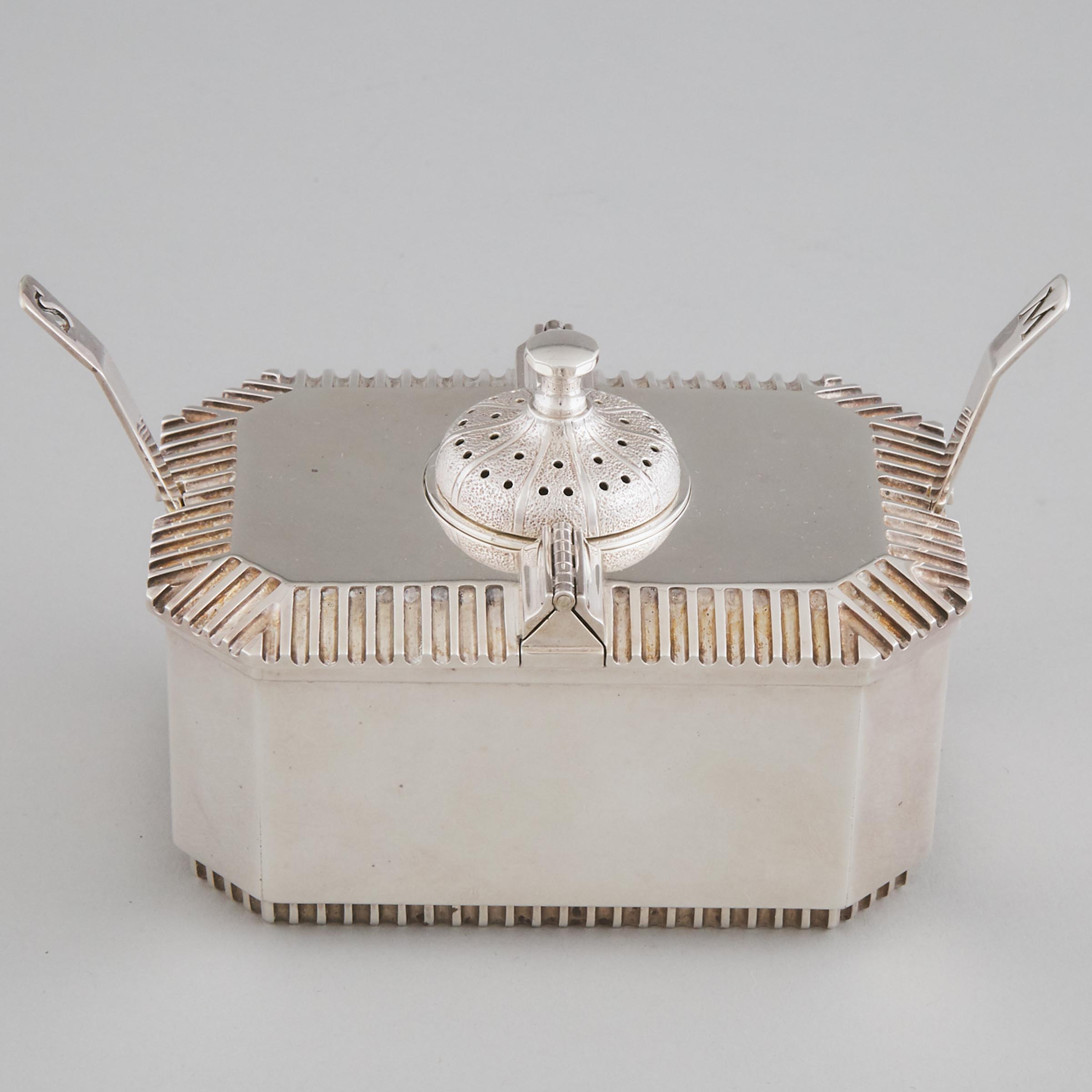 English Silver Condiment Cruet, Anthony Elson for Hennell, Frazer & Haws, London, 1970