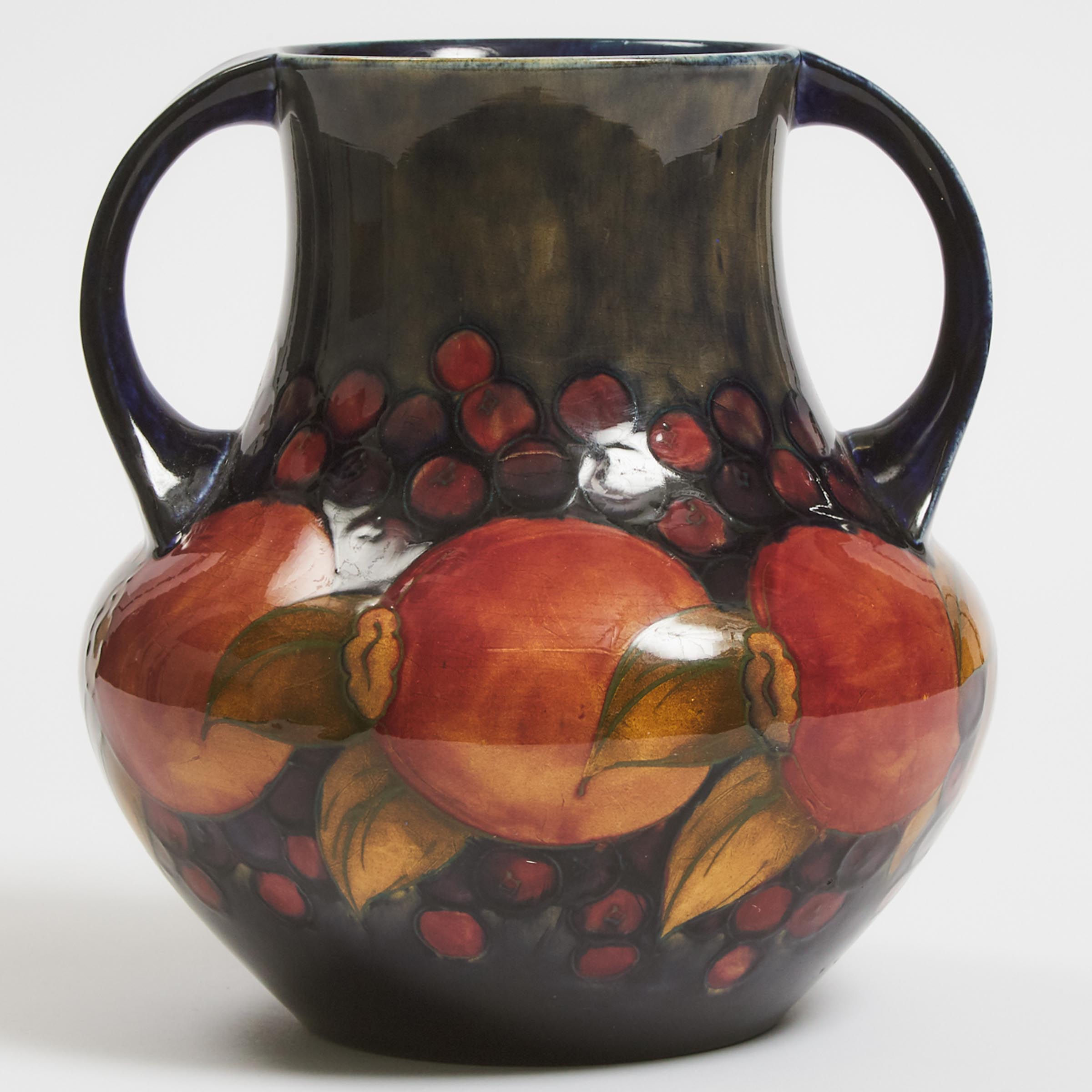 Moorcroft Pomegranate Two-Handled Vase, c.1925