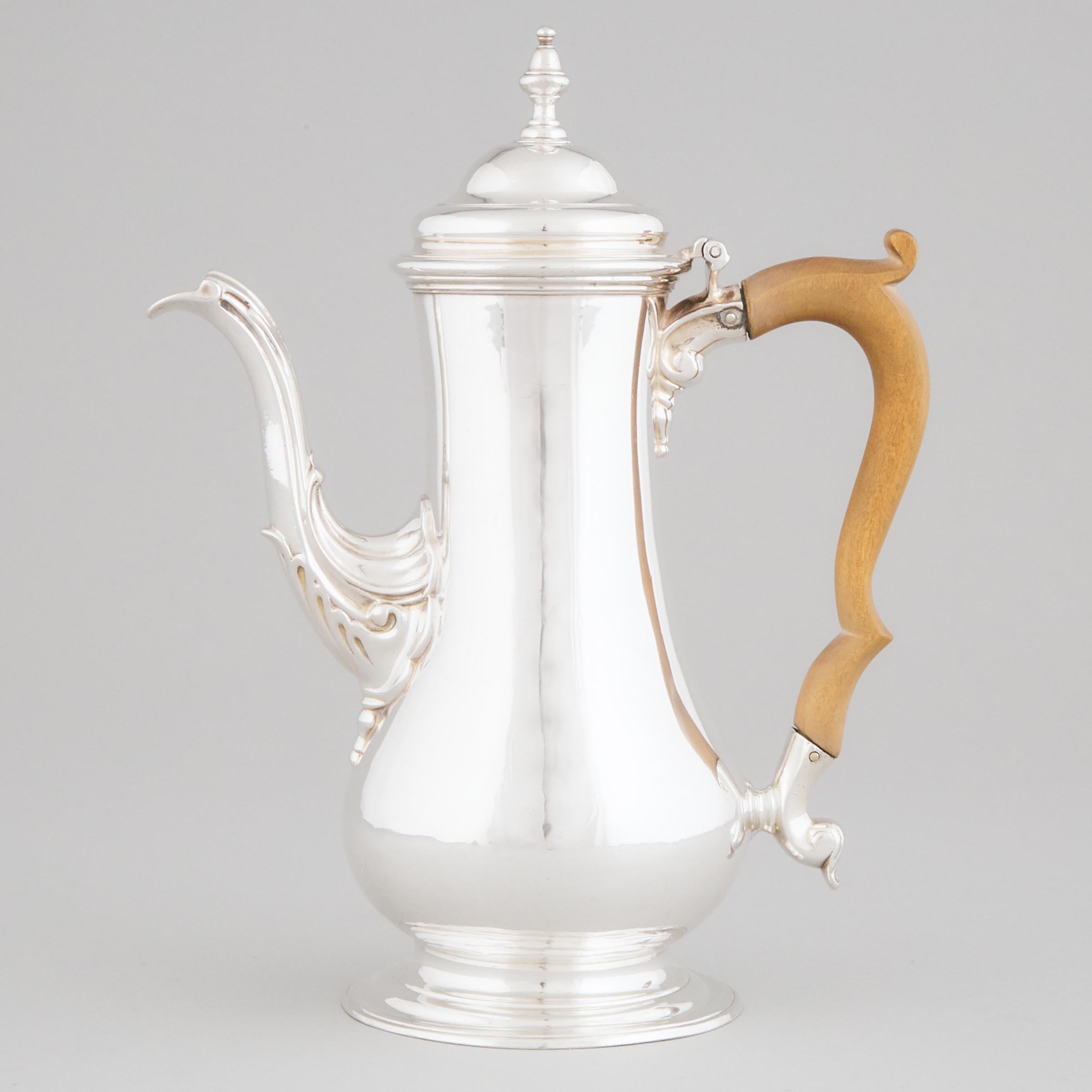 George III Silver Coffee Pot, Thomas Whipham & Charles Wright, London, 1763