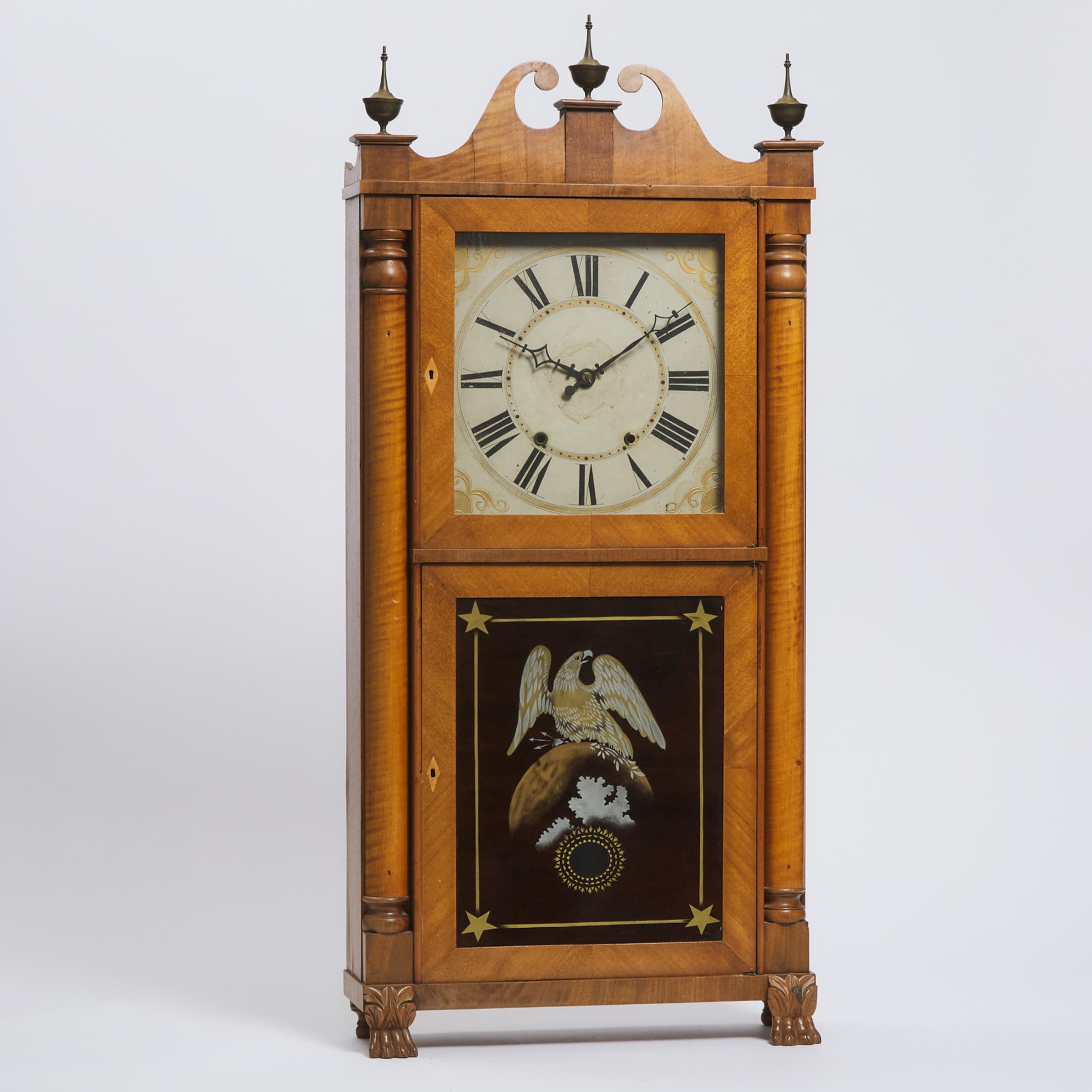 Seth Thomas 'Pillar and Scroll' Eight-Day Shelf Clock, Plymouth, Ct. c.1840