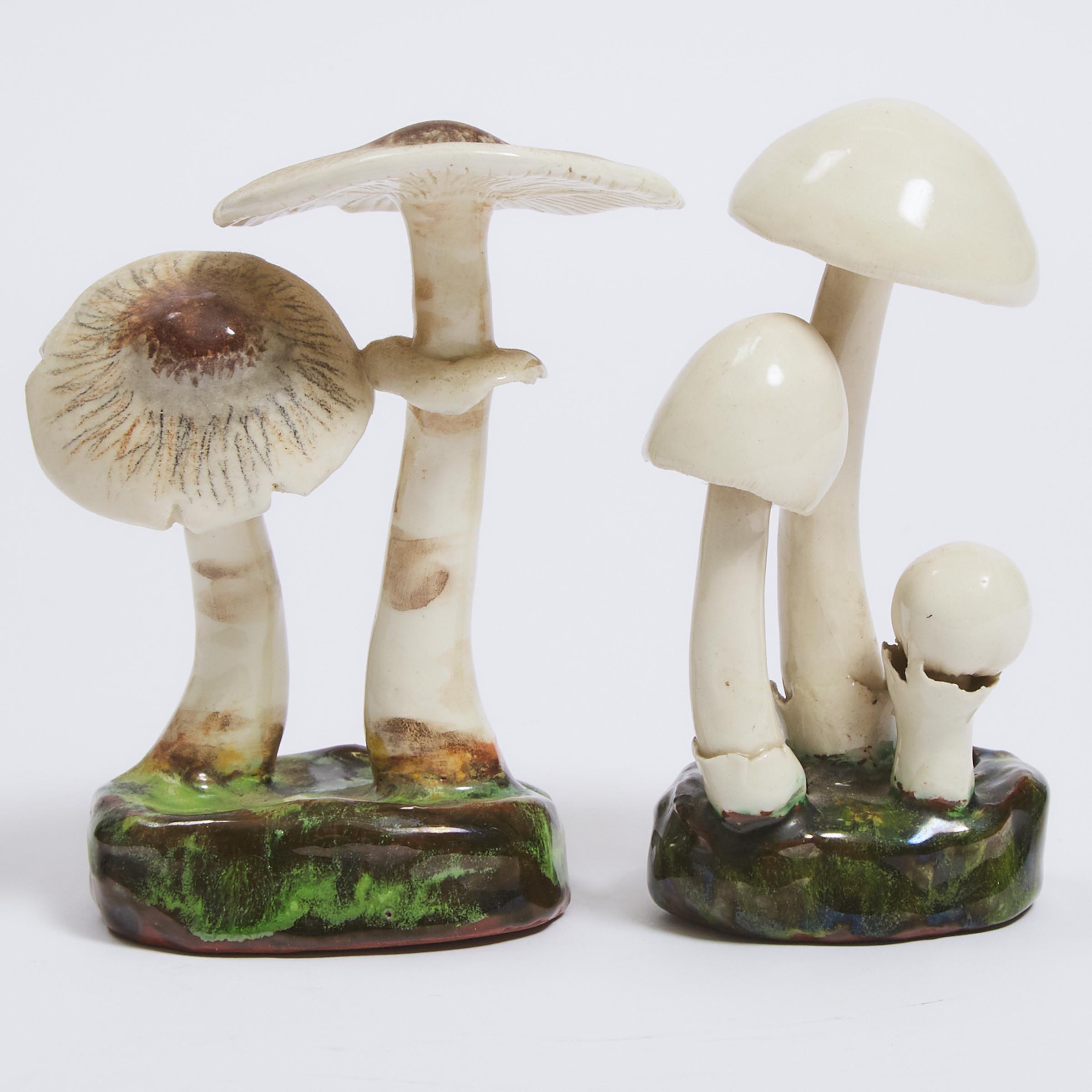 Two Lorenzen Pottery Mycological Groups, 20th century
