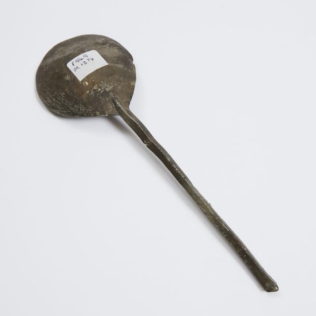 English Pewter Slip Top Spoon, 17th century