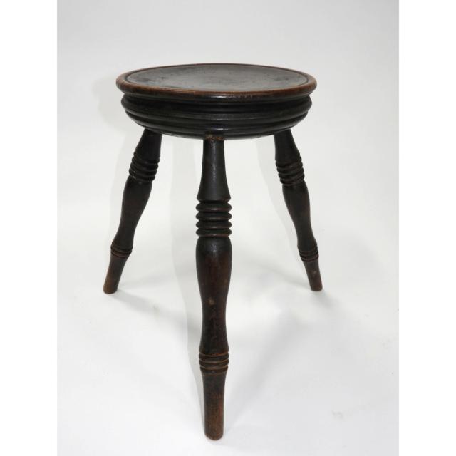 Fruitwood Tripod Stool, late 18th/early 19th century