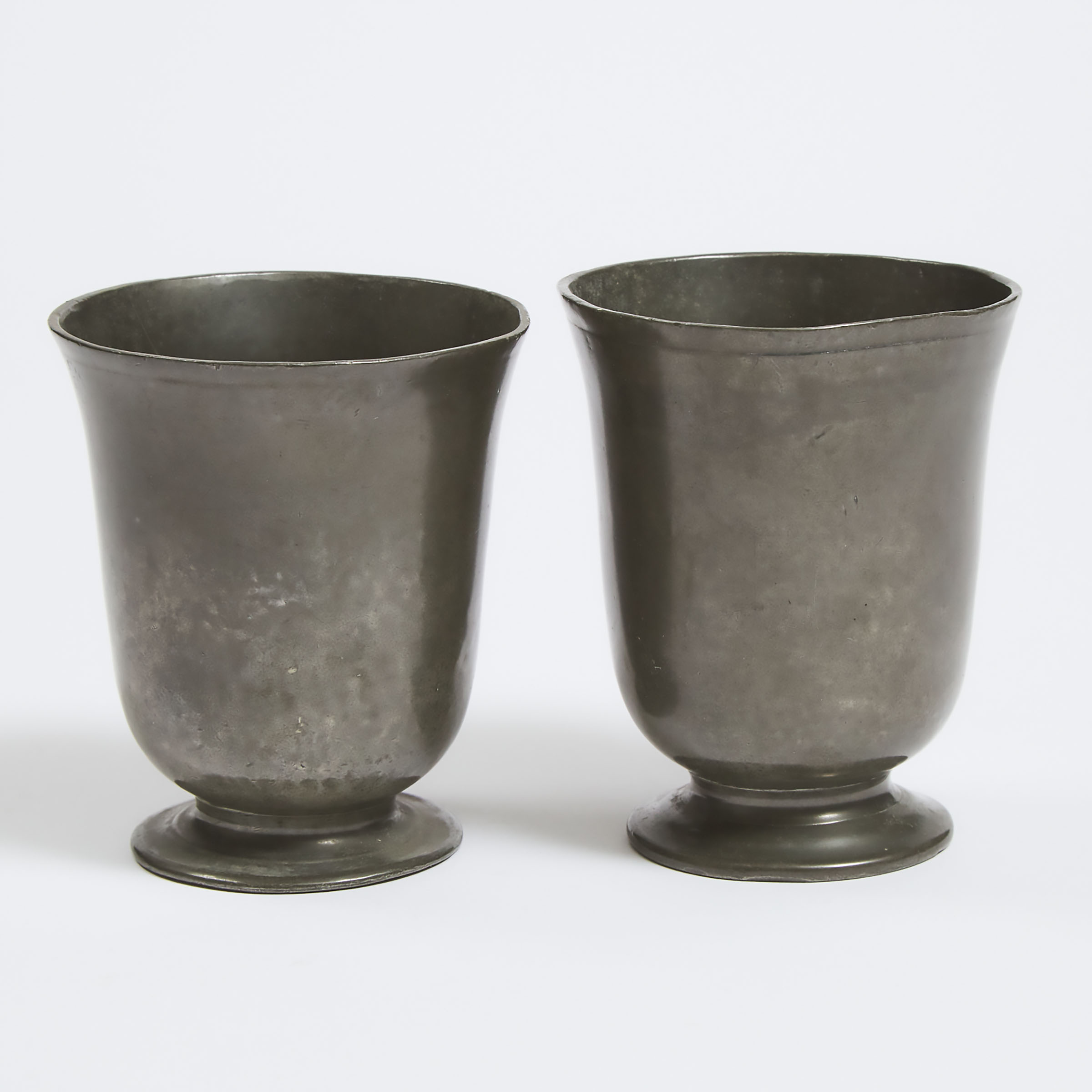 Pair of Scottish Wine Beakers Attributed to David Scouler, Glasgow, 1819-1845