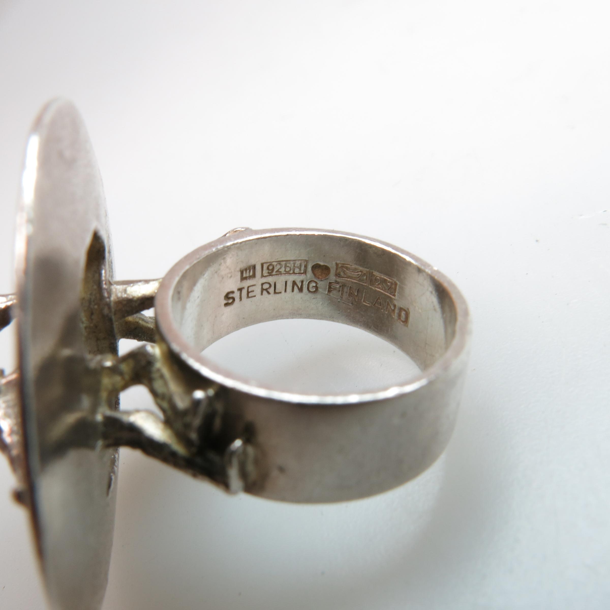Three Finnish Silver Rings