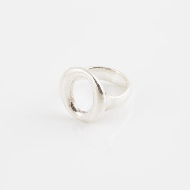 Tiffany & Co. Elsa Peretti Sterling Silver 'Sevillana' Ring
