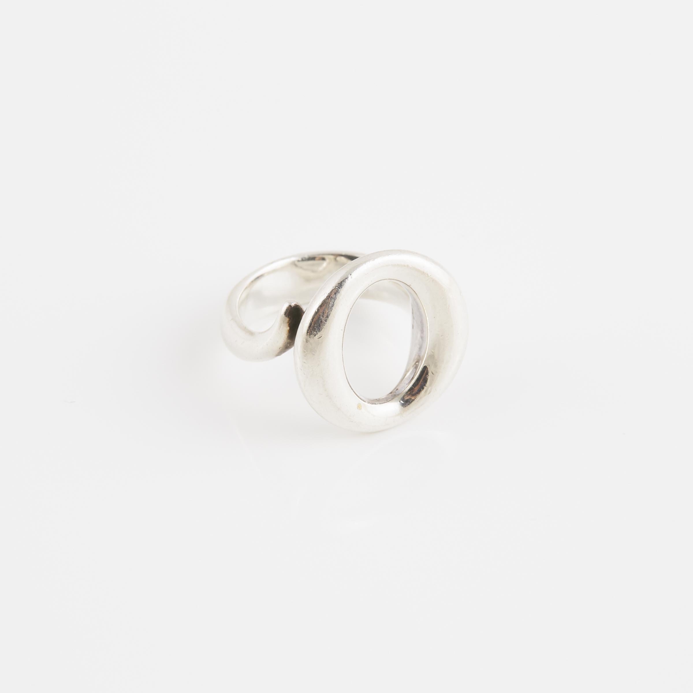 Tiffany & Co. Elsa Peretti Sterling Silver 'Sevillana' Ring