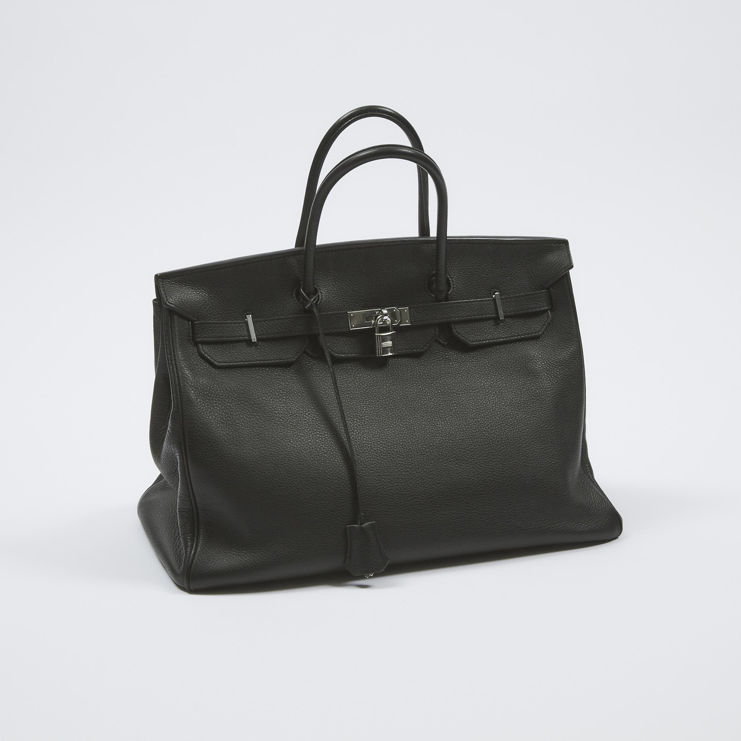 Hermès Birkin Black Togo 40 Leather Handbag