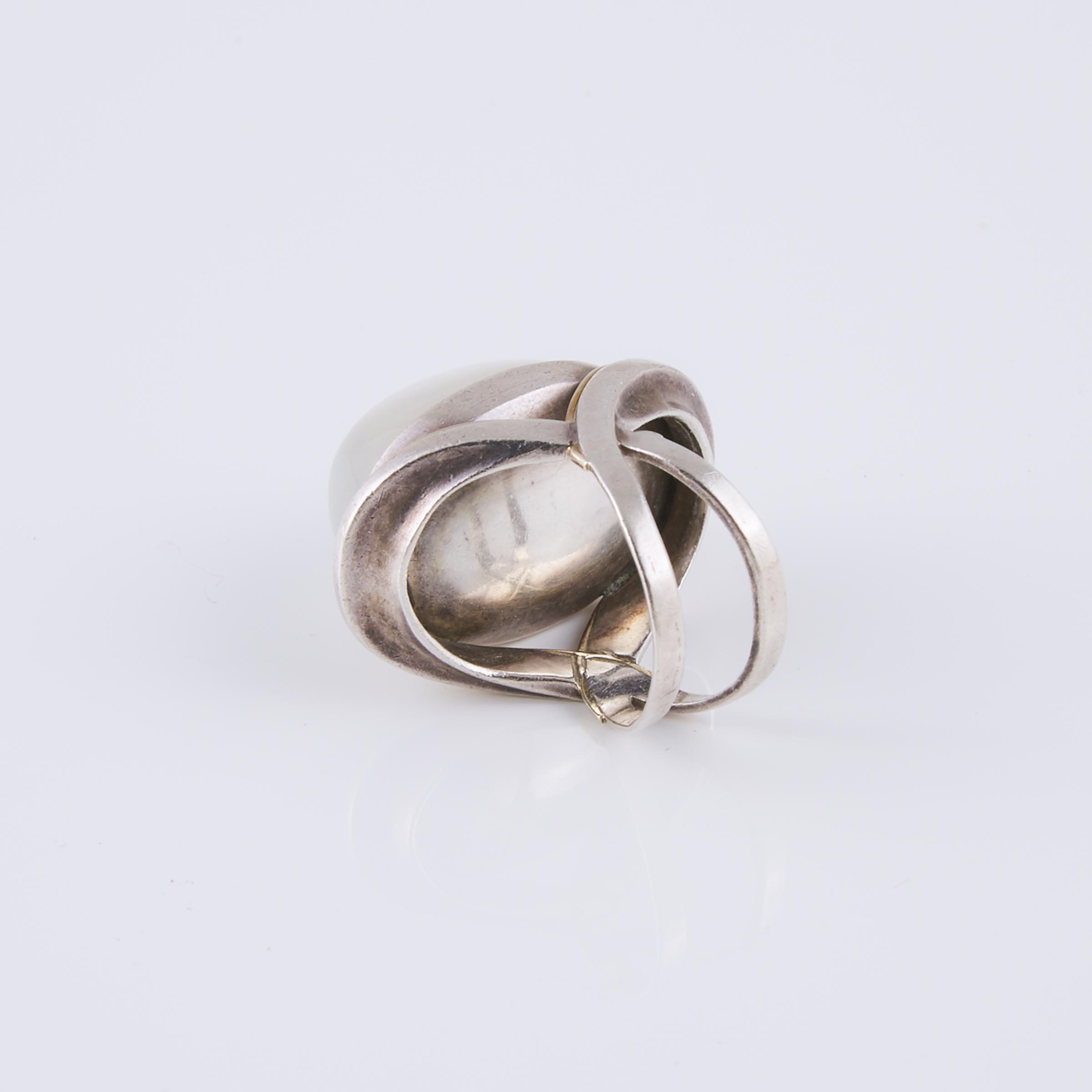 Secrett Sterling Silver And 18k Yellow Gold Ring
