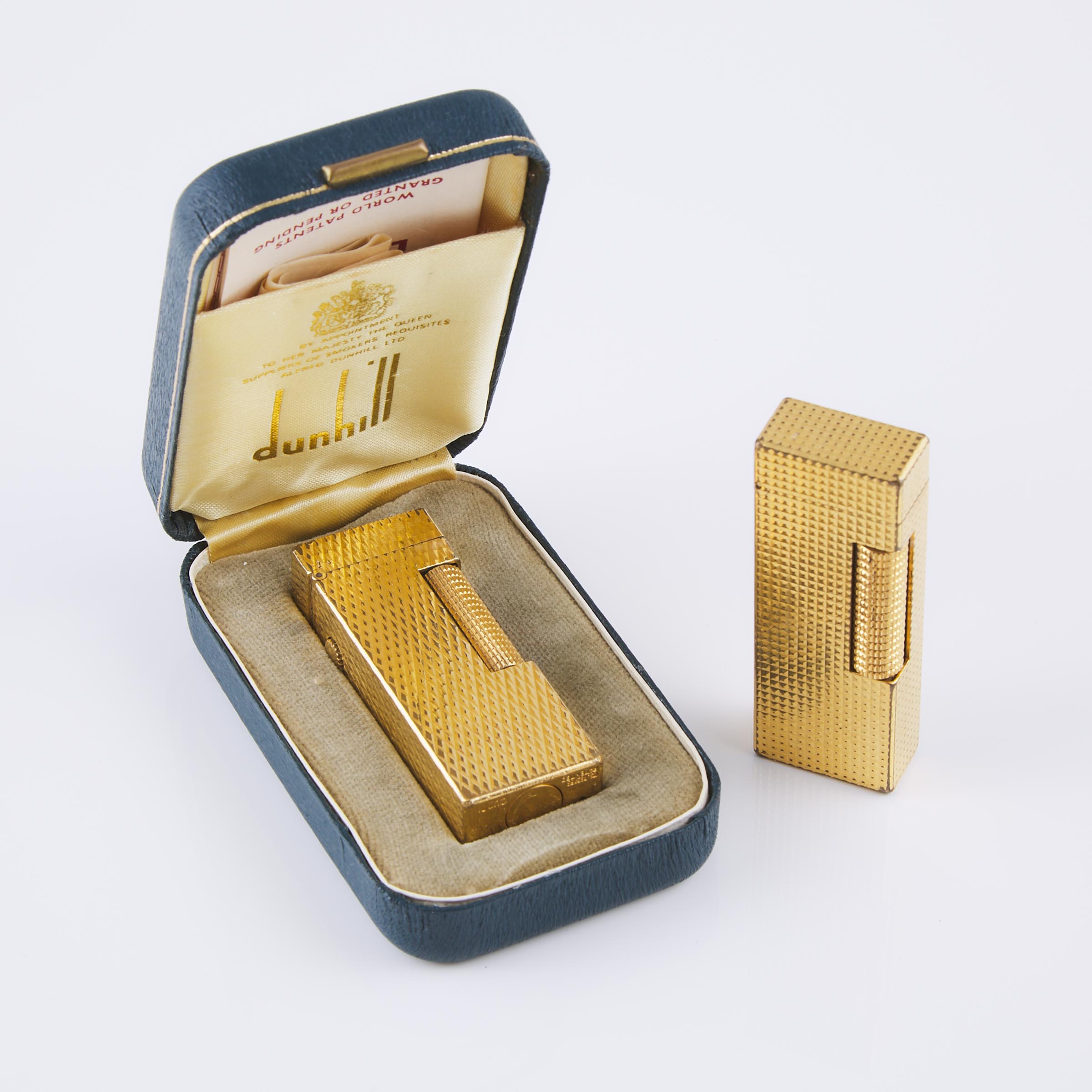 2 Dunhill 'Rollagas' Lighters