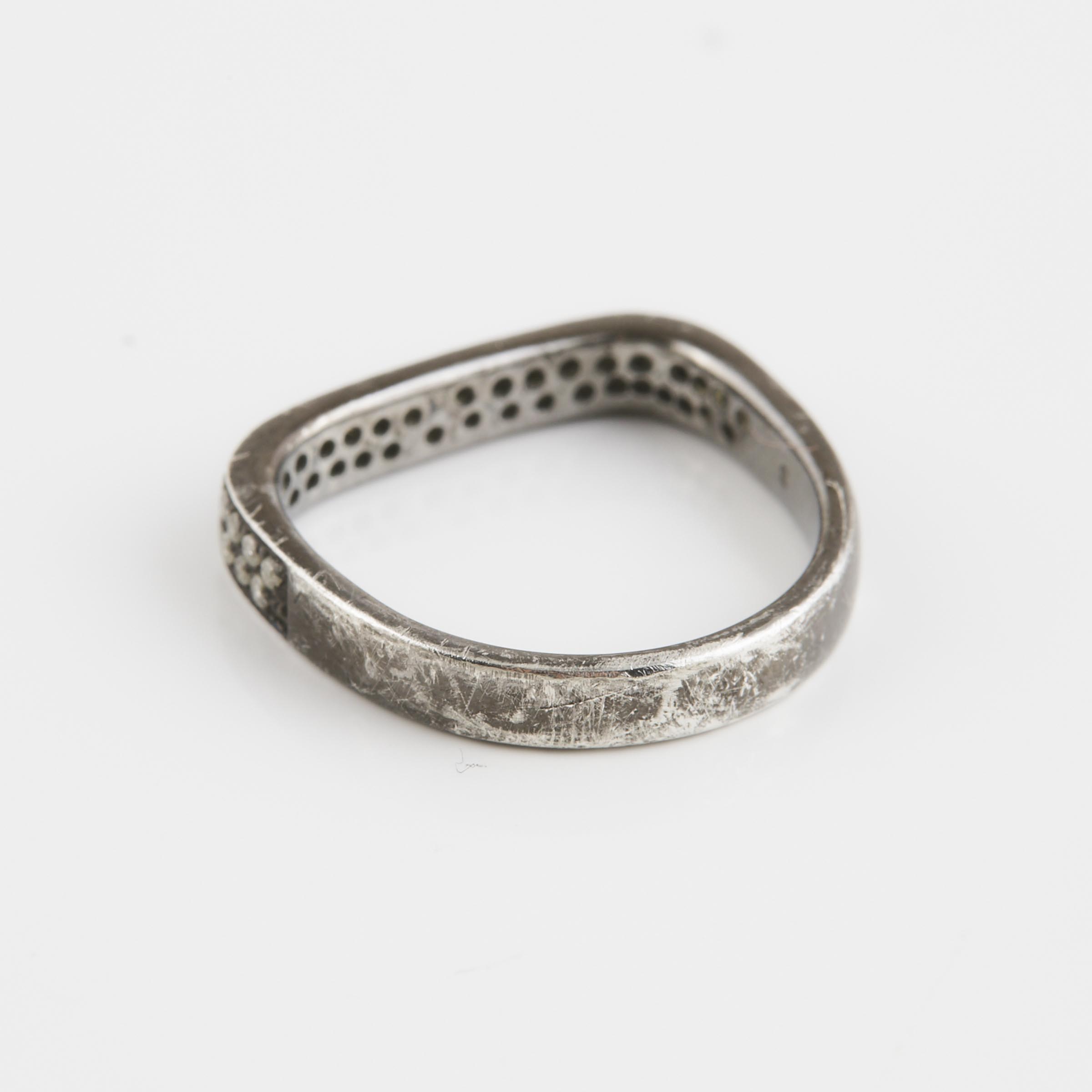 Blackened Sterling Silver Ring