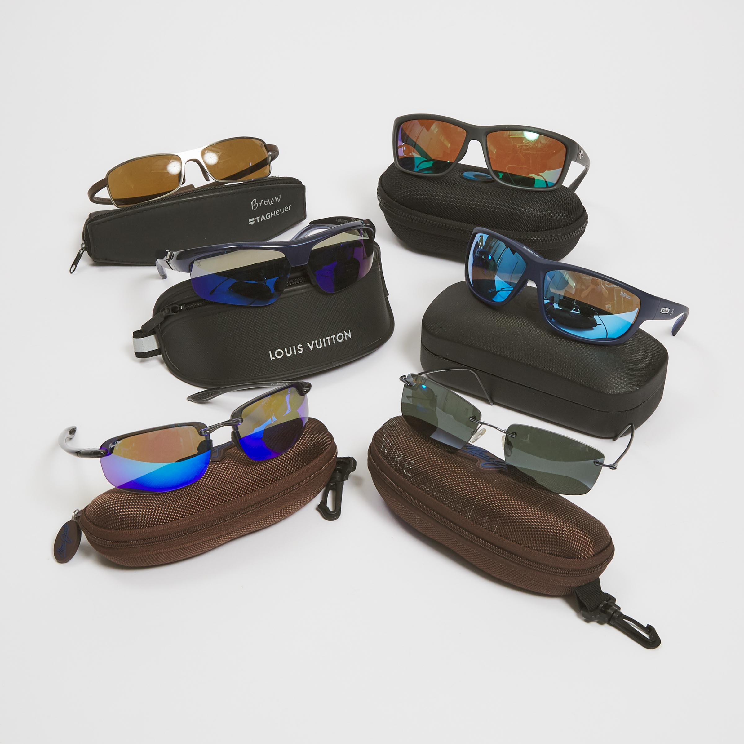 Six Pairs Of Designer Sunglasses