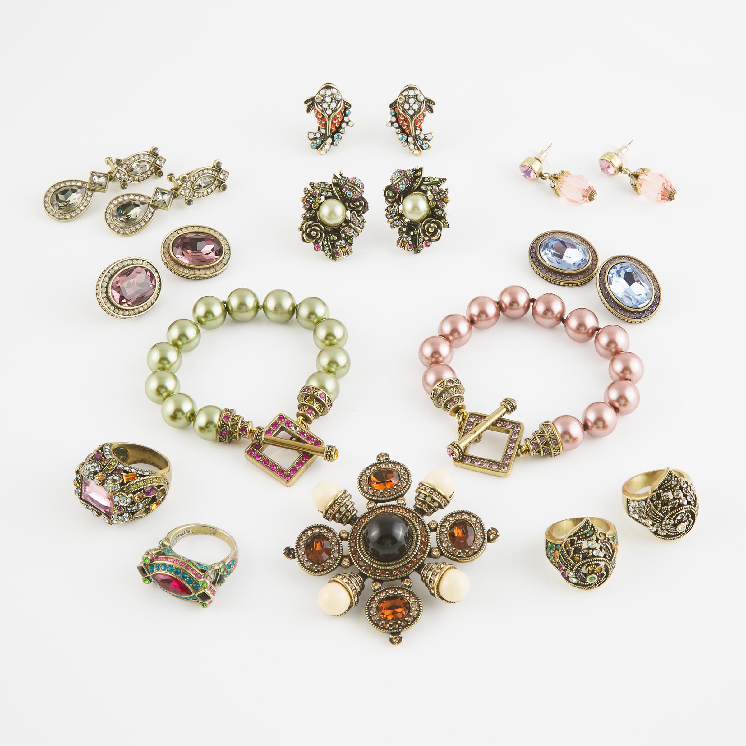 Small Quantity Of Heidi Daus Rhinestone Jewellery