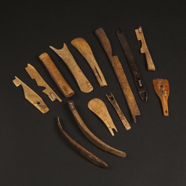 Thirteen Implements, Inupiat, Sitaisaq (Brevig Mission), and Shishmaref, Pre-1900