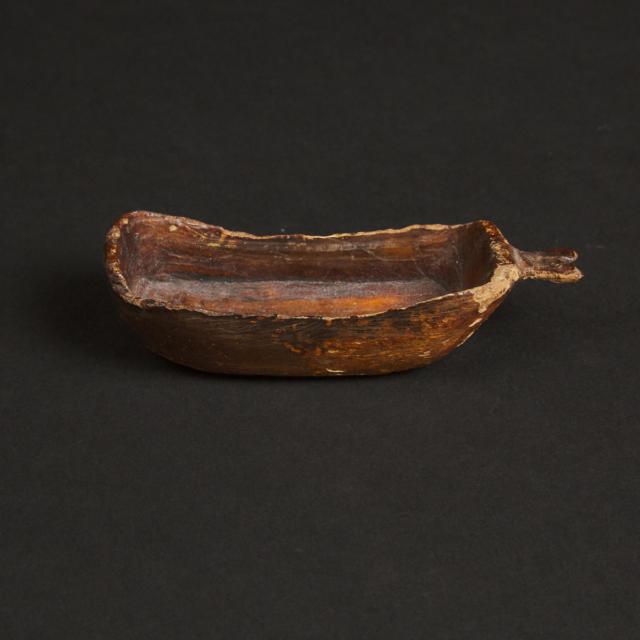 Oil Dish, Punuk, Sivuqaq (St. Lawrence Island), ca. 500-1000 CE