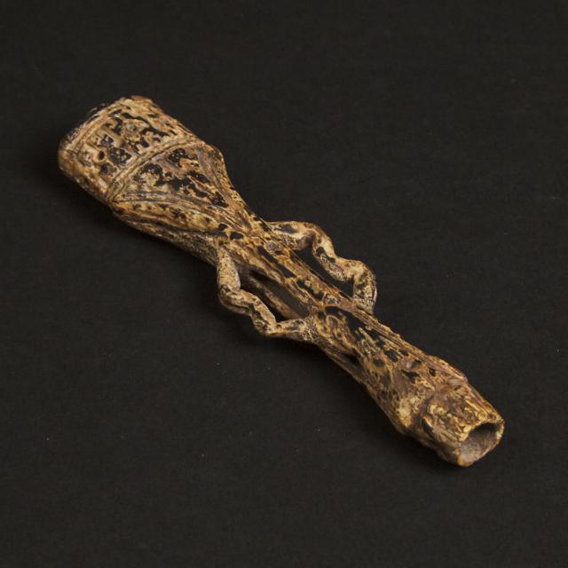 Figural Needle Case, Ipiutak, Bering Sea Region or Inland Northwest Alaska, ca. 100 BCE – 800 CE