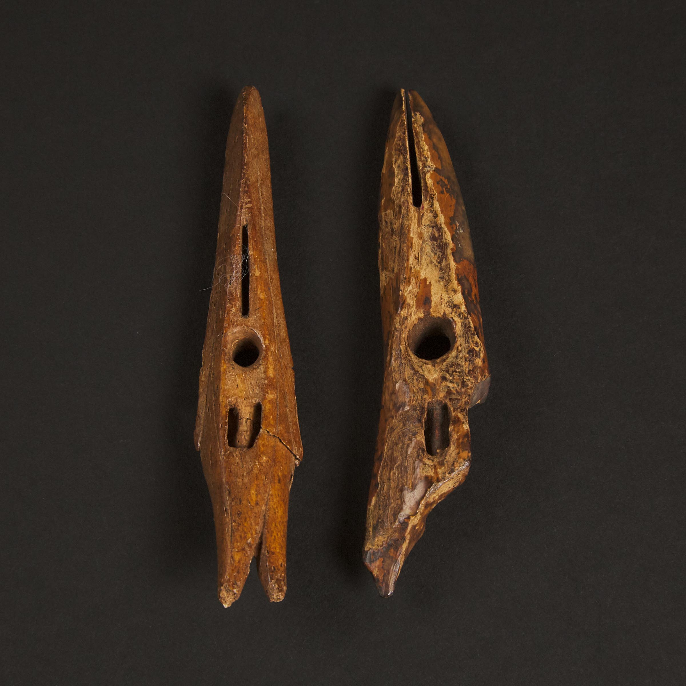 Two Harpoon Heads, Old Bering Sea, Bering Sea Region, Pre-1700