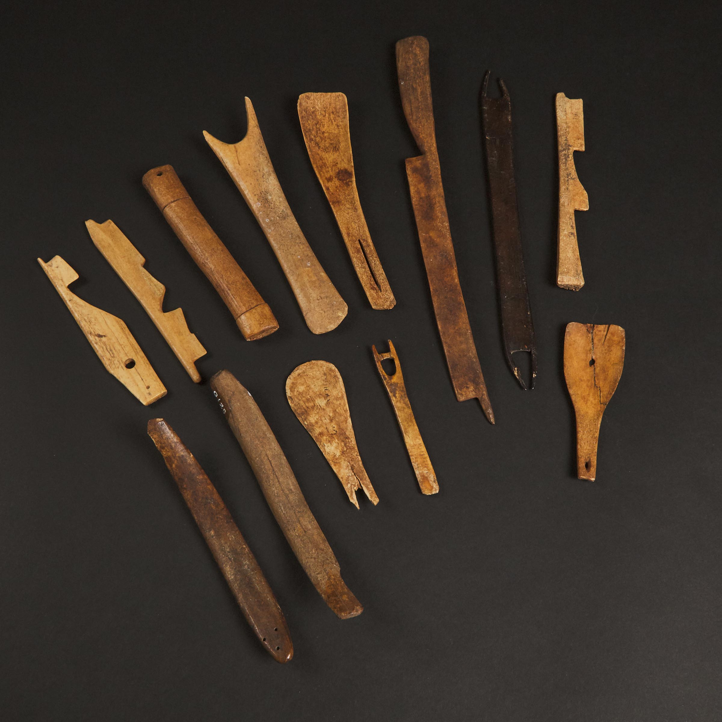 Thirteen Implements, Inupiat, Sitaisaq (Brevig Mission), and Shishmaref, Pre-1900