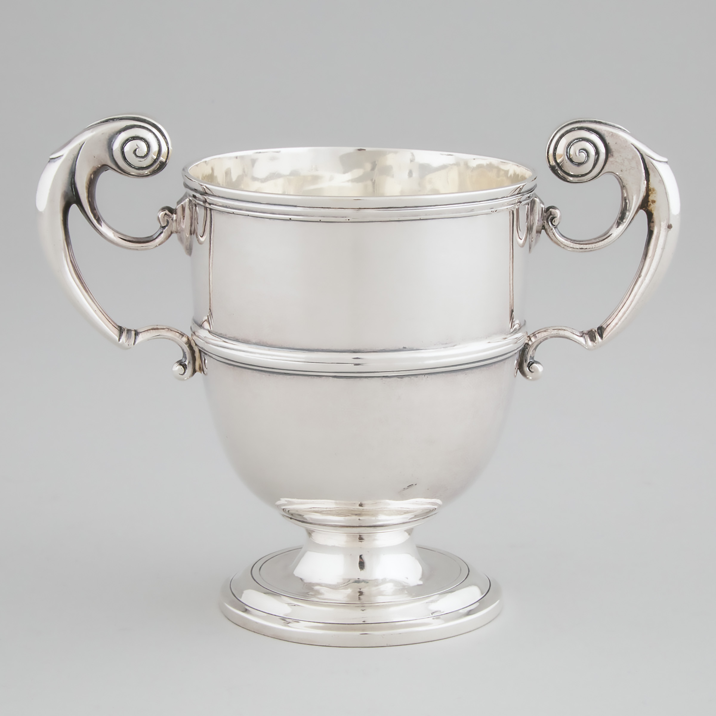 Victorian Silver Two-Handled Cup, Wakely & Wheeler, London, 1889