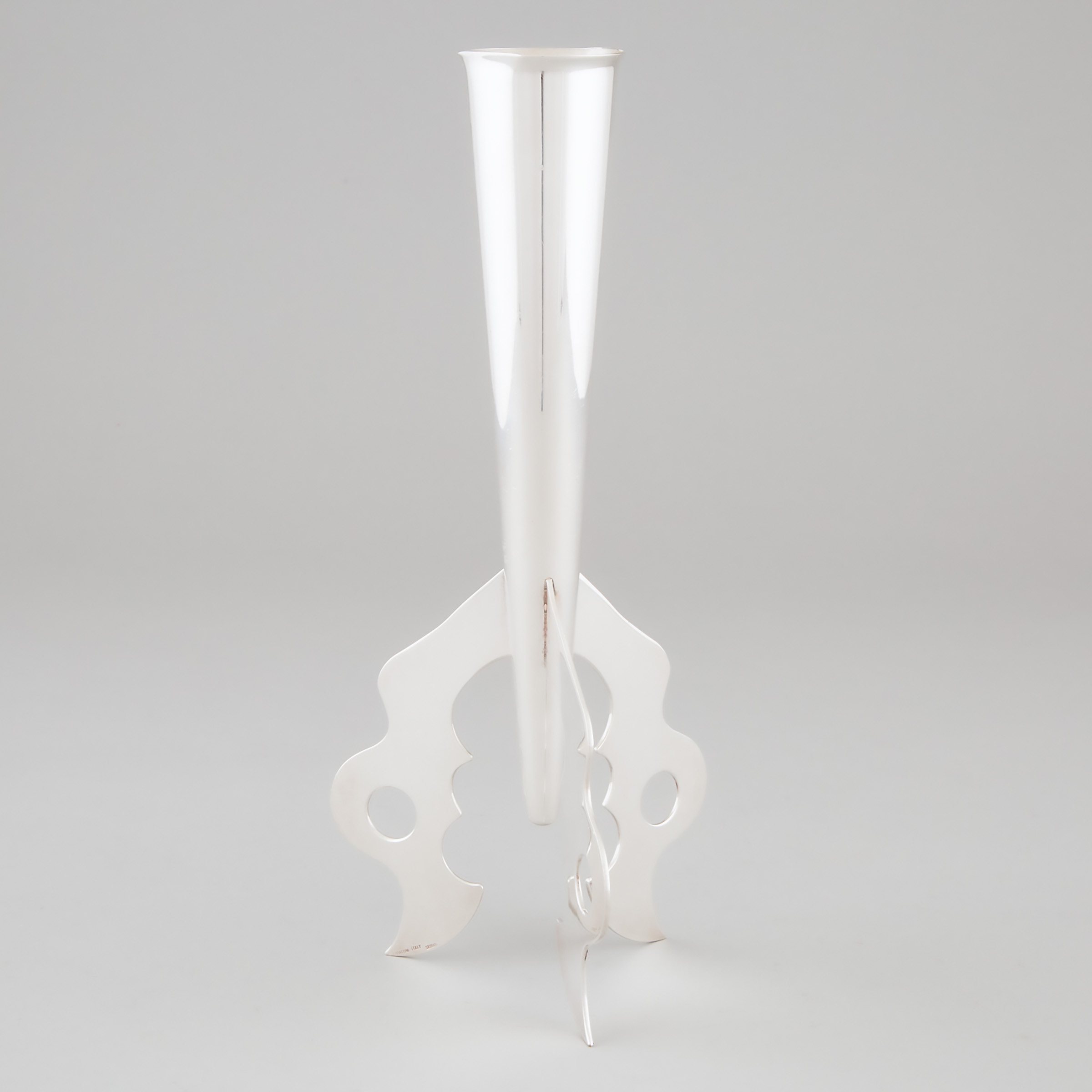 Italian Silver Plated Vase, Lino Sabattini, c.1970