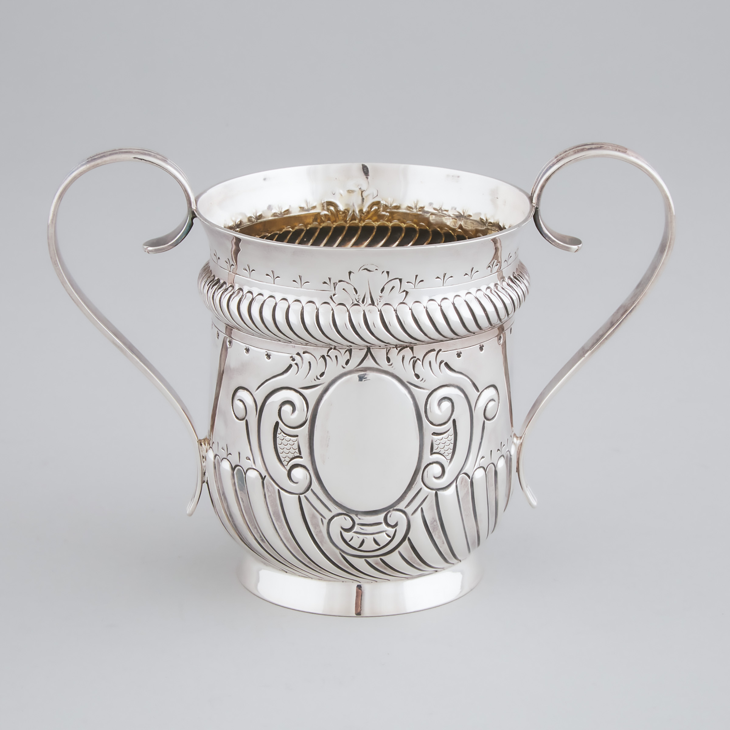 Victorian Silver Two Handled Cup, Atkin Brothers, Sheffield, 1893