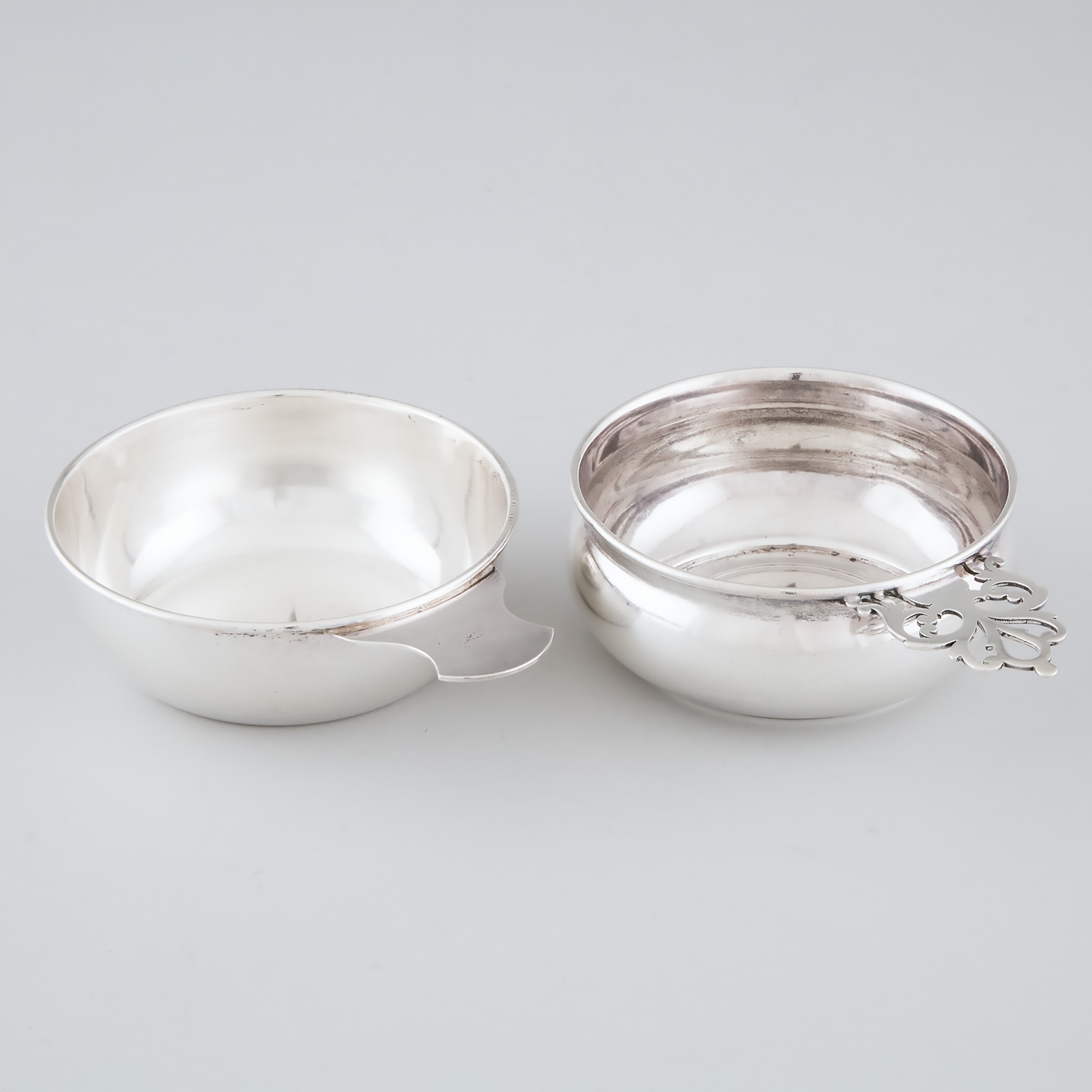 Two Canadian Silver Porringers, Henry Birks & Sons, Montreal, Que., 20th century