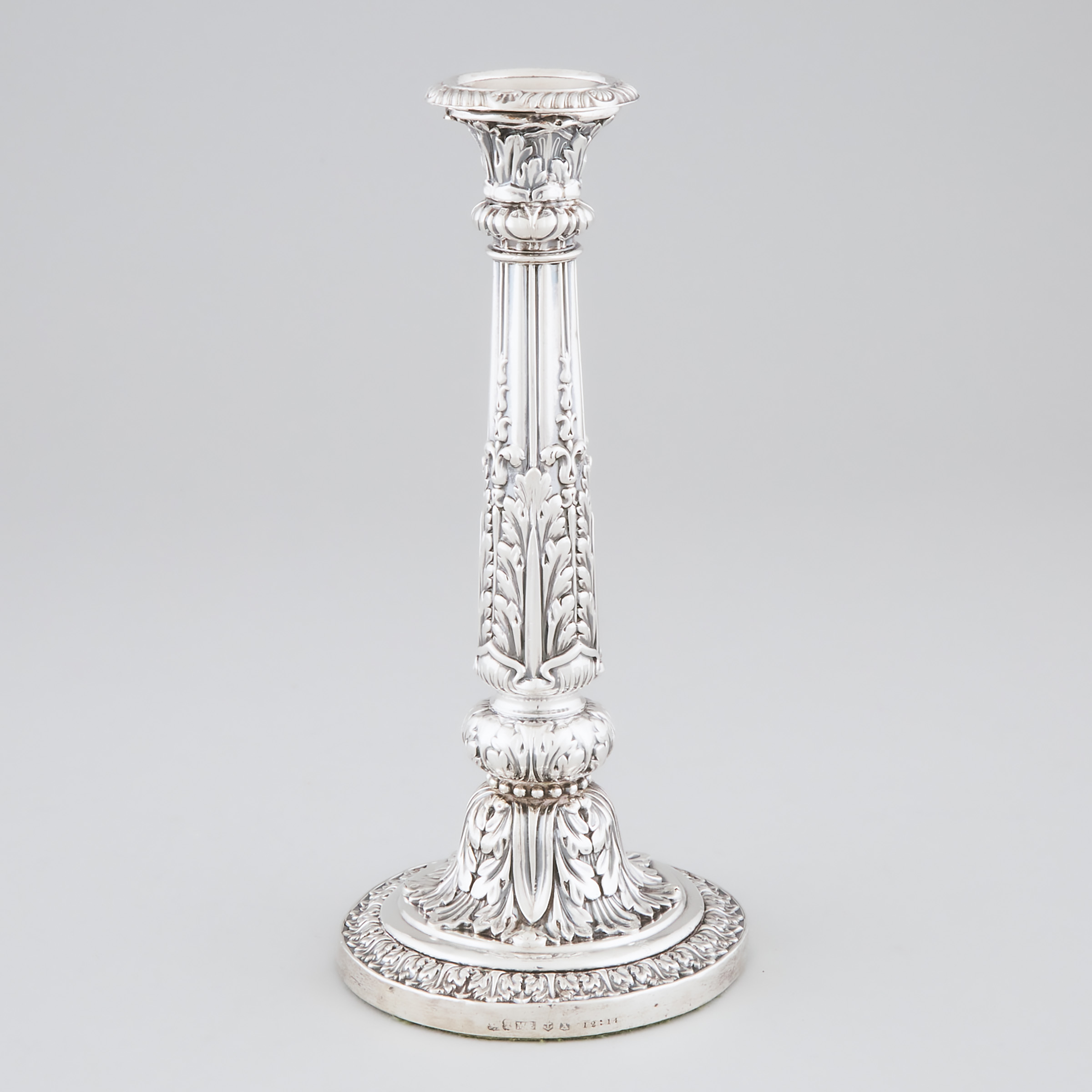 George III Silver Table Candlestick, Matthew Boulton, Birmingham, 1795